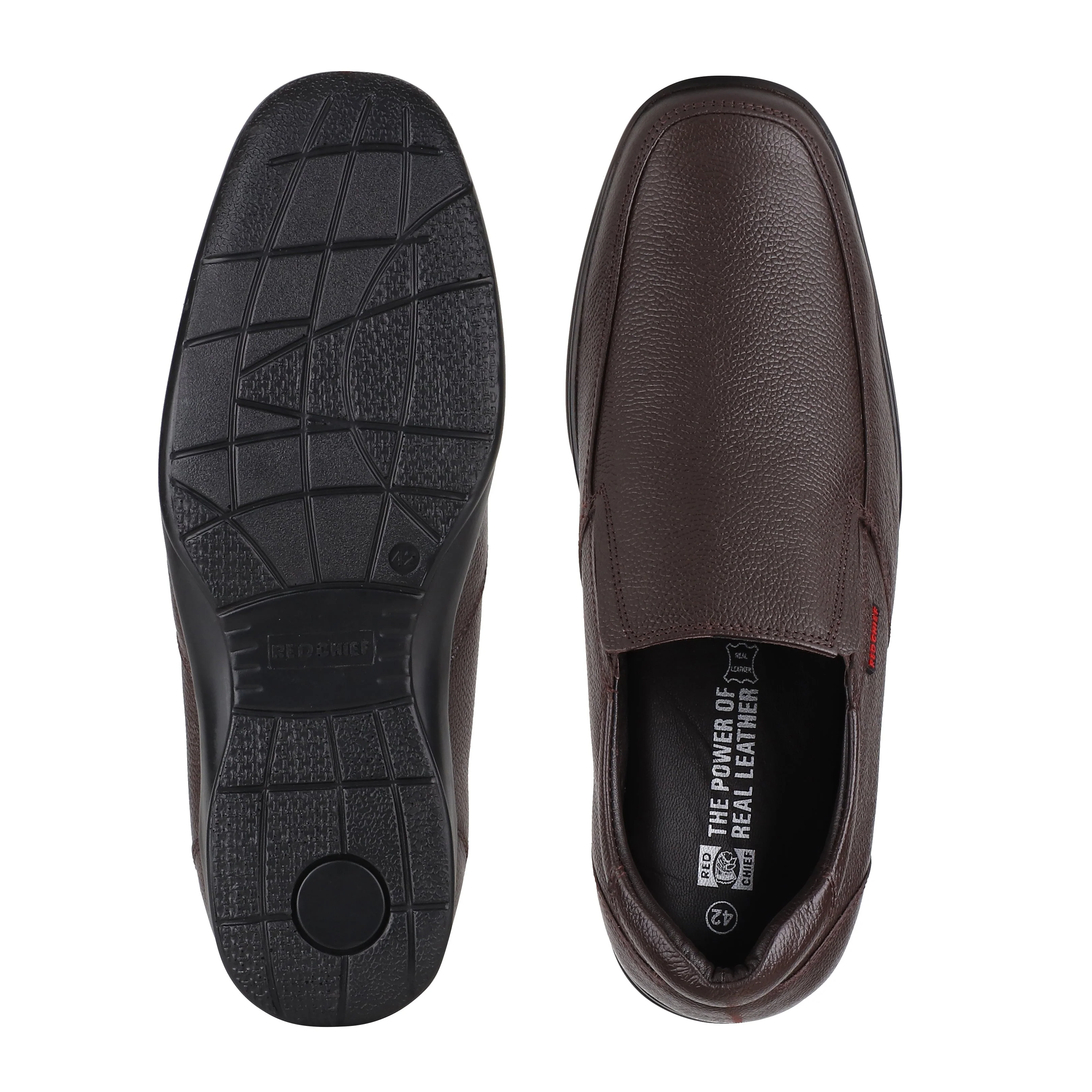 Red Chief Brown Formal Shoes for Men RC3500 003 - Image 8