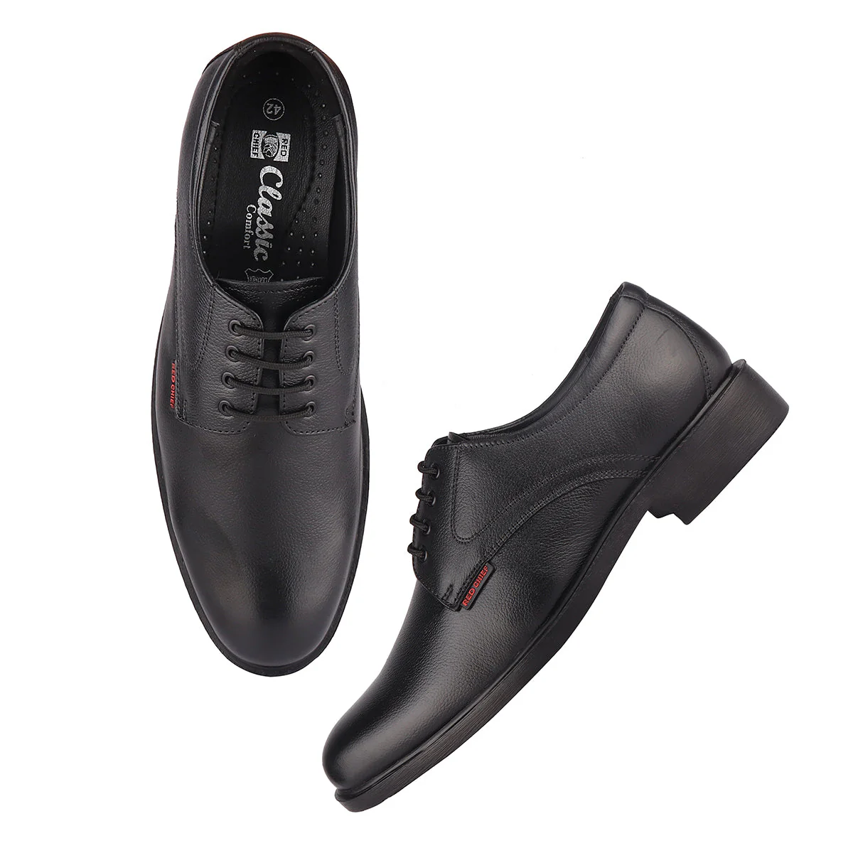 Red Chief Black Formal Shoes for Men RC3501 001 - Image 2