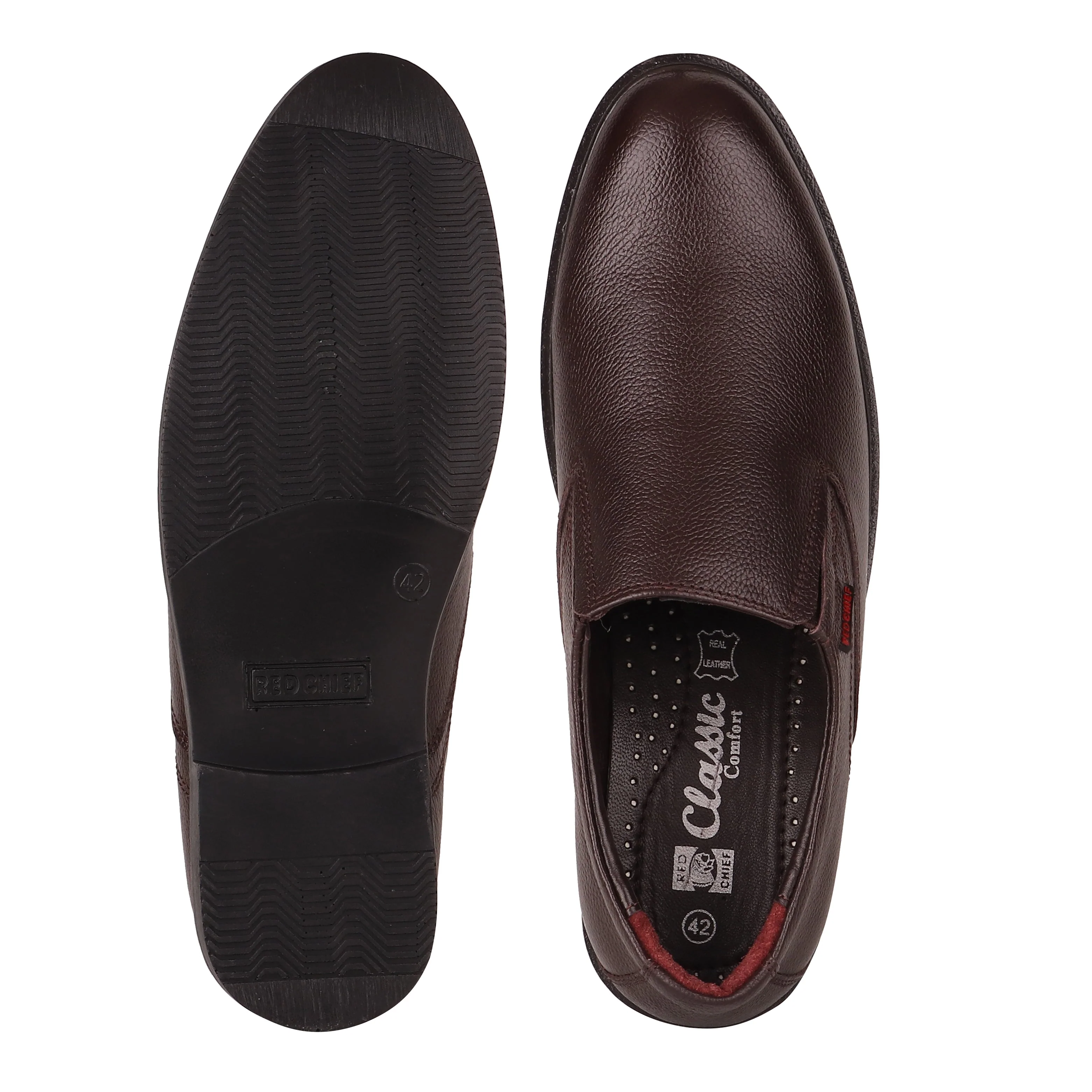 Red Chief Brown Formal Shoes for Men RC3502 003 - Image 8