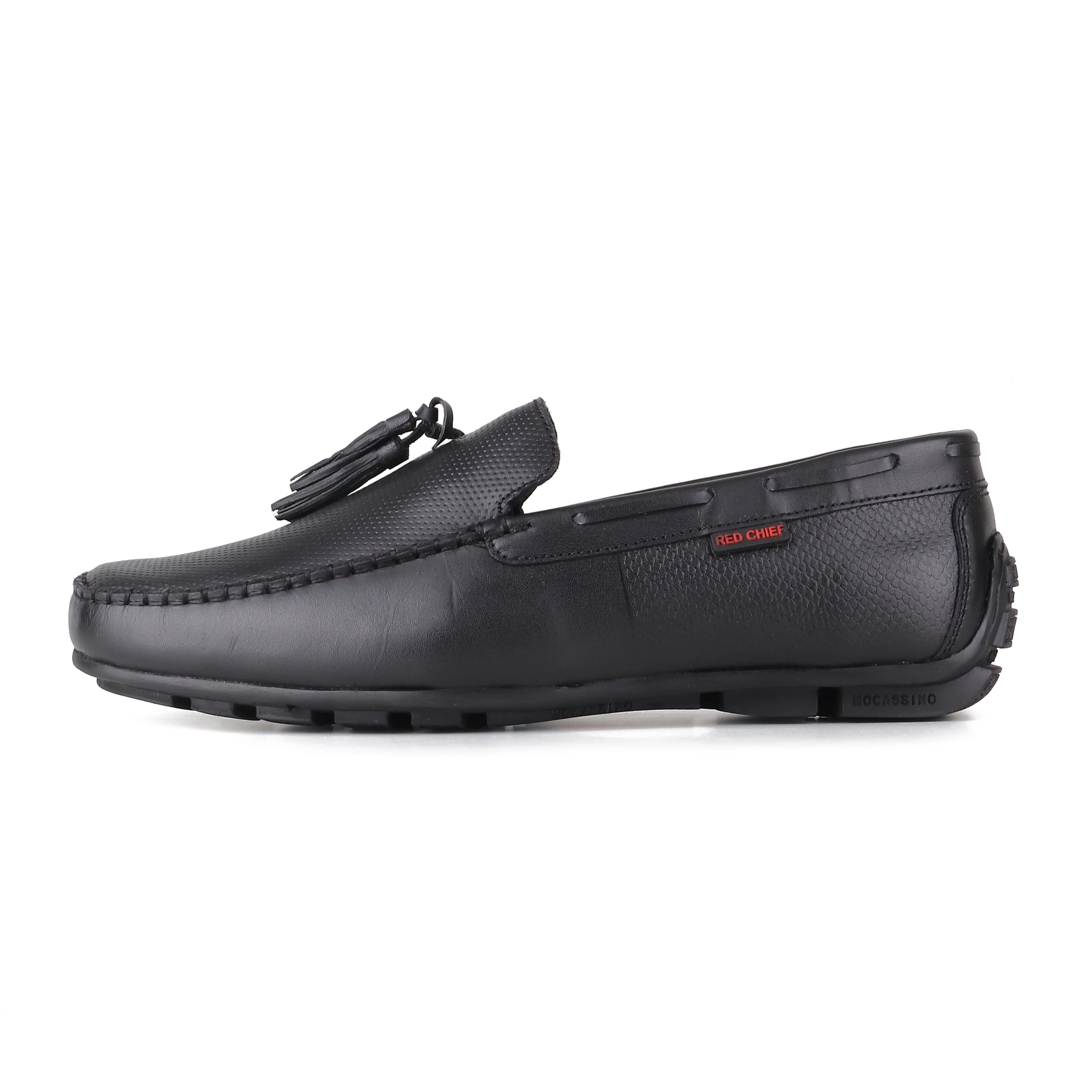 Red Chief Black Formal Loafer Shoes for Men RC3617 001 - Image 5