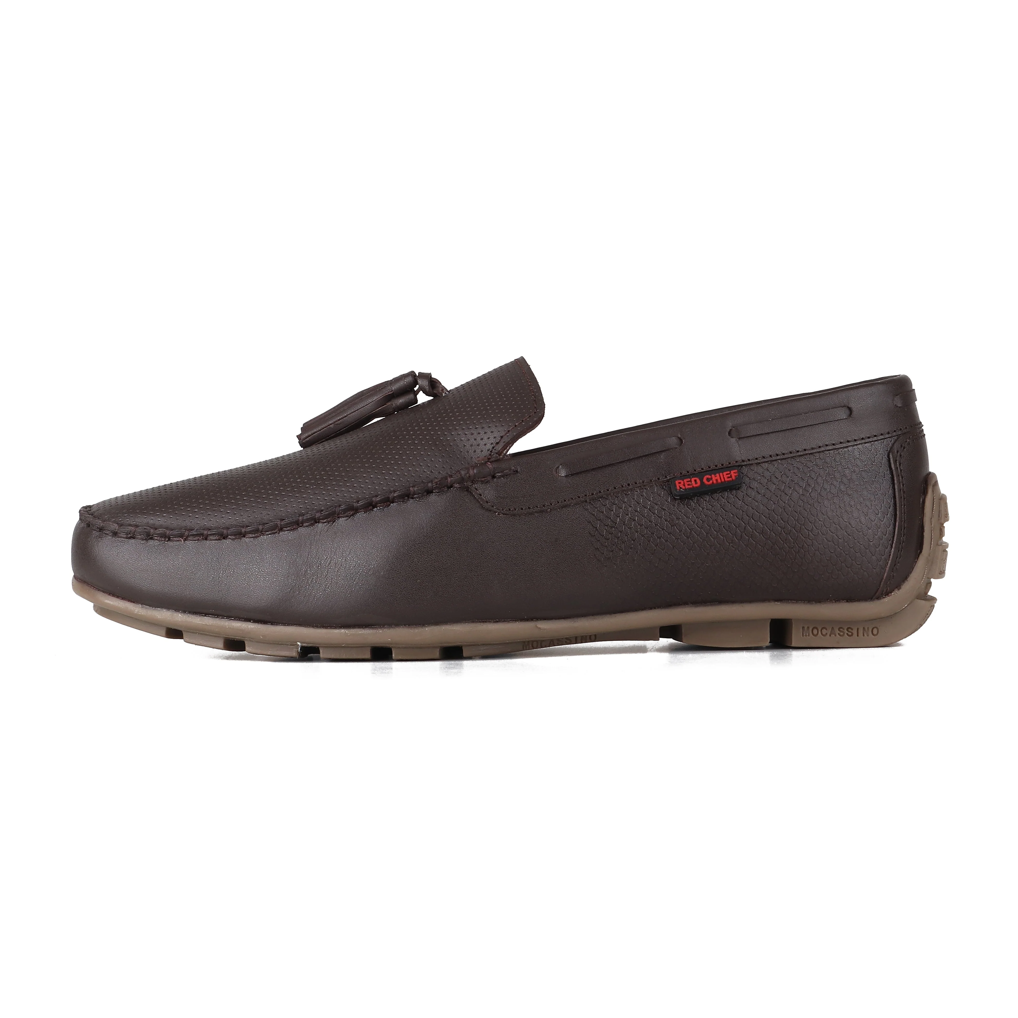 Red Chief Brown Formal Loafer Shoes for Men RC3617 003 - Image 4