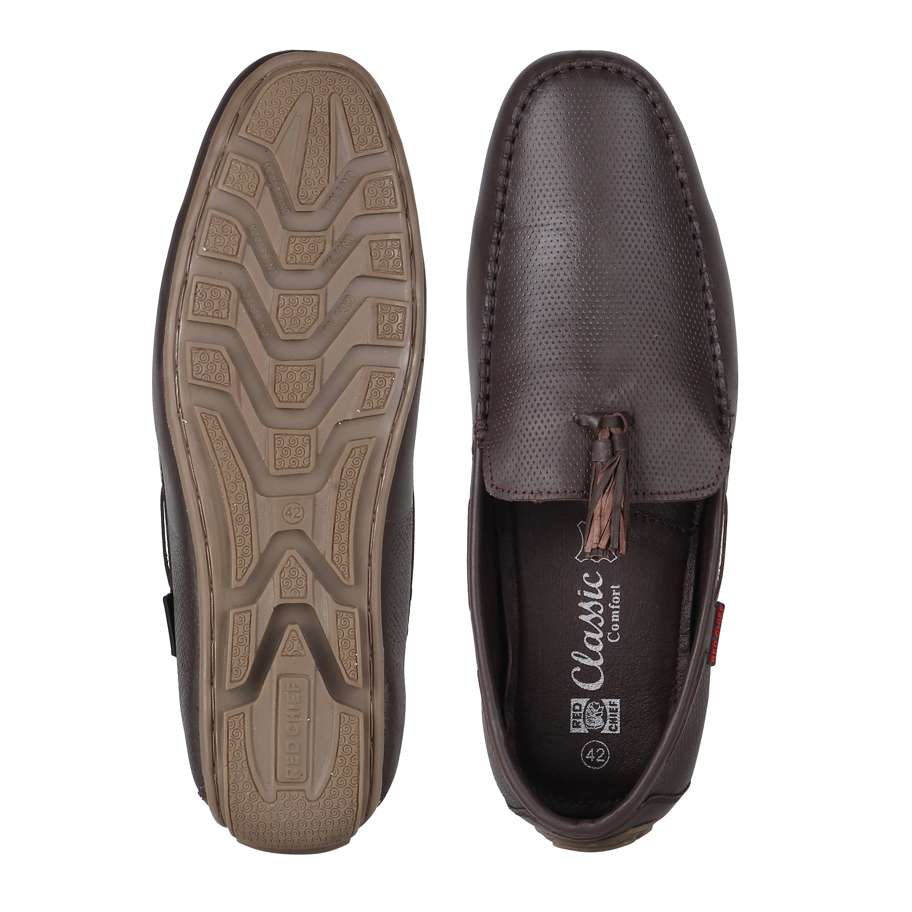 Red Chief Brown Formal Loafer Shoes for Men RC3617 003 - Image 9
