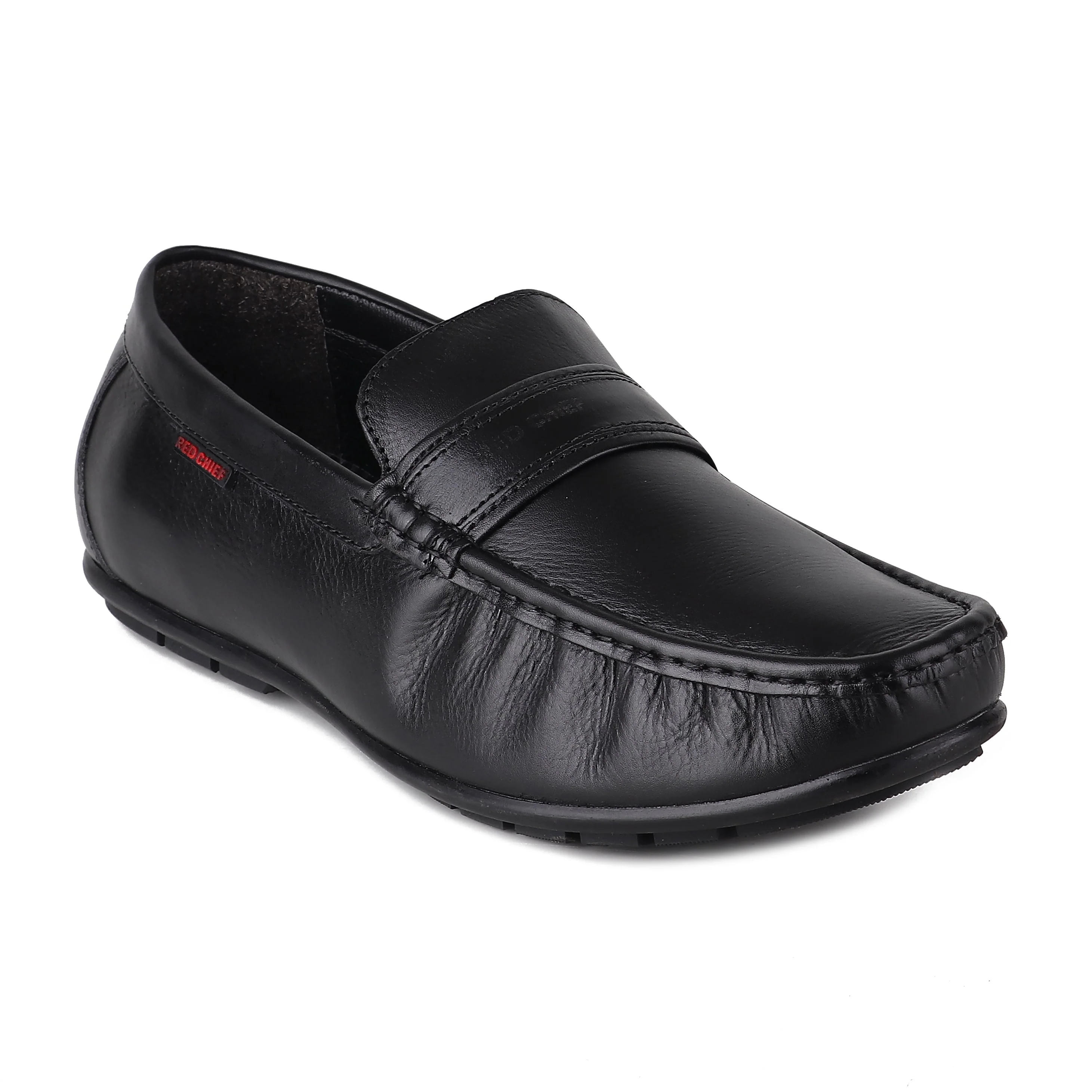 Red Chief Black Formal Loafer Shoes for Men RC3746 001 - Image 2