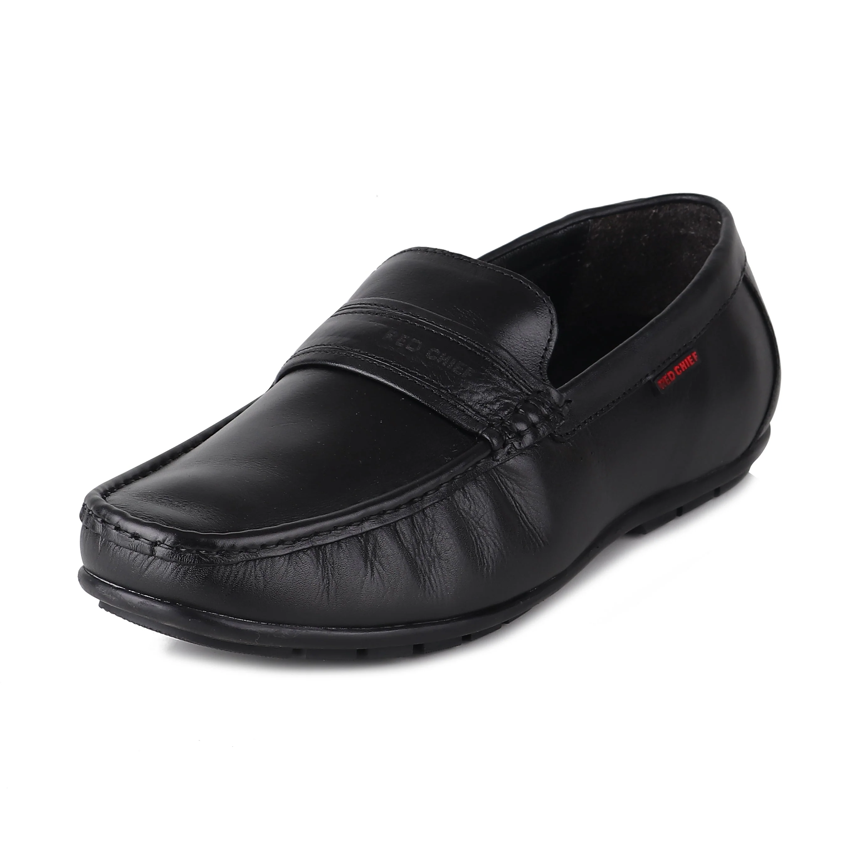 Red Chief Black Formal Loafer Shoes for Men RC3746 001 - Image 4