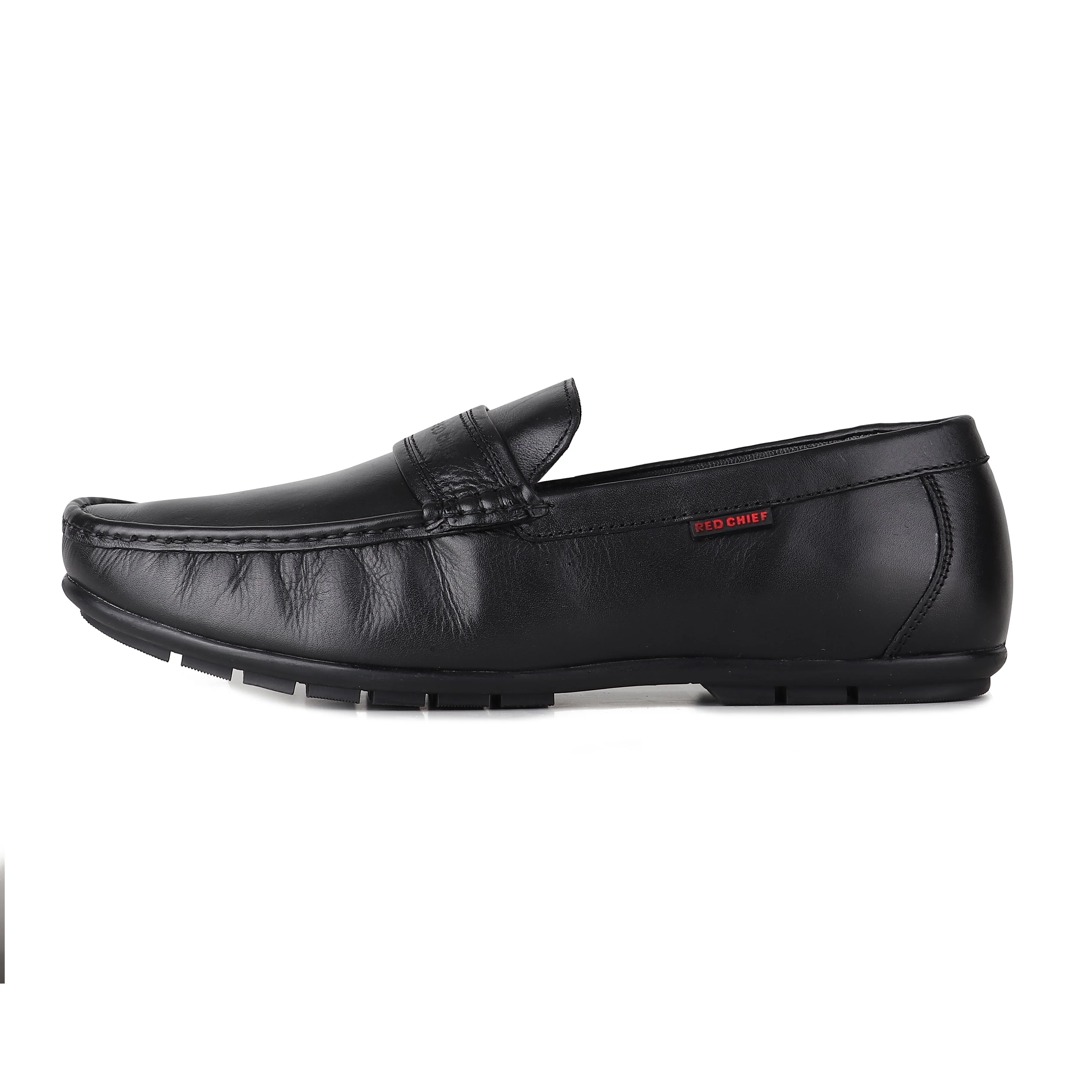 Red Chief Black Formal Loafer Shoes for Men RC3746 001 - Image 5