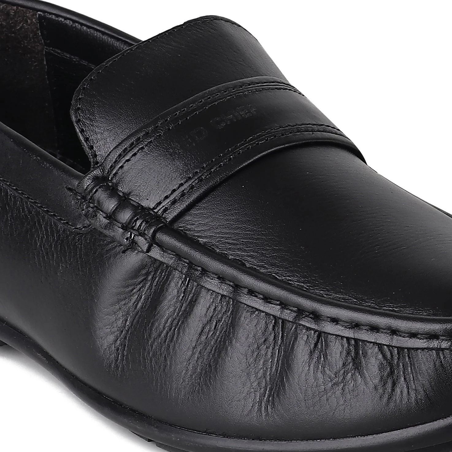 Red Chief Black Formal Loafer Shoes for Men RC3746 001 - Image 8