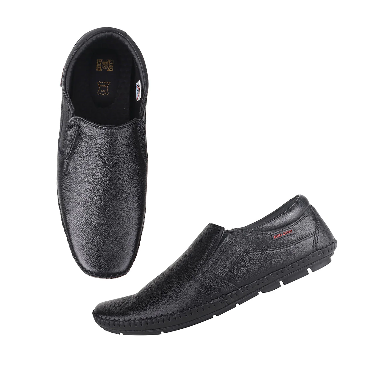 Red Chief Black Formal Shoes for Men RC3817 001 - Image 2