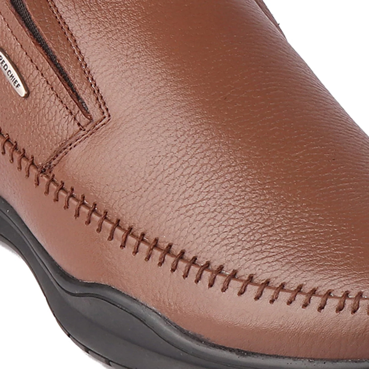 Red Chief Tan Formal Shoes for Men RC3836 006 - Image 7