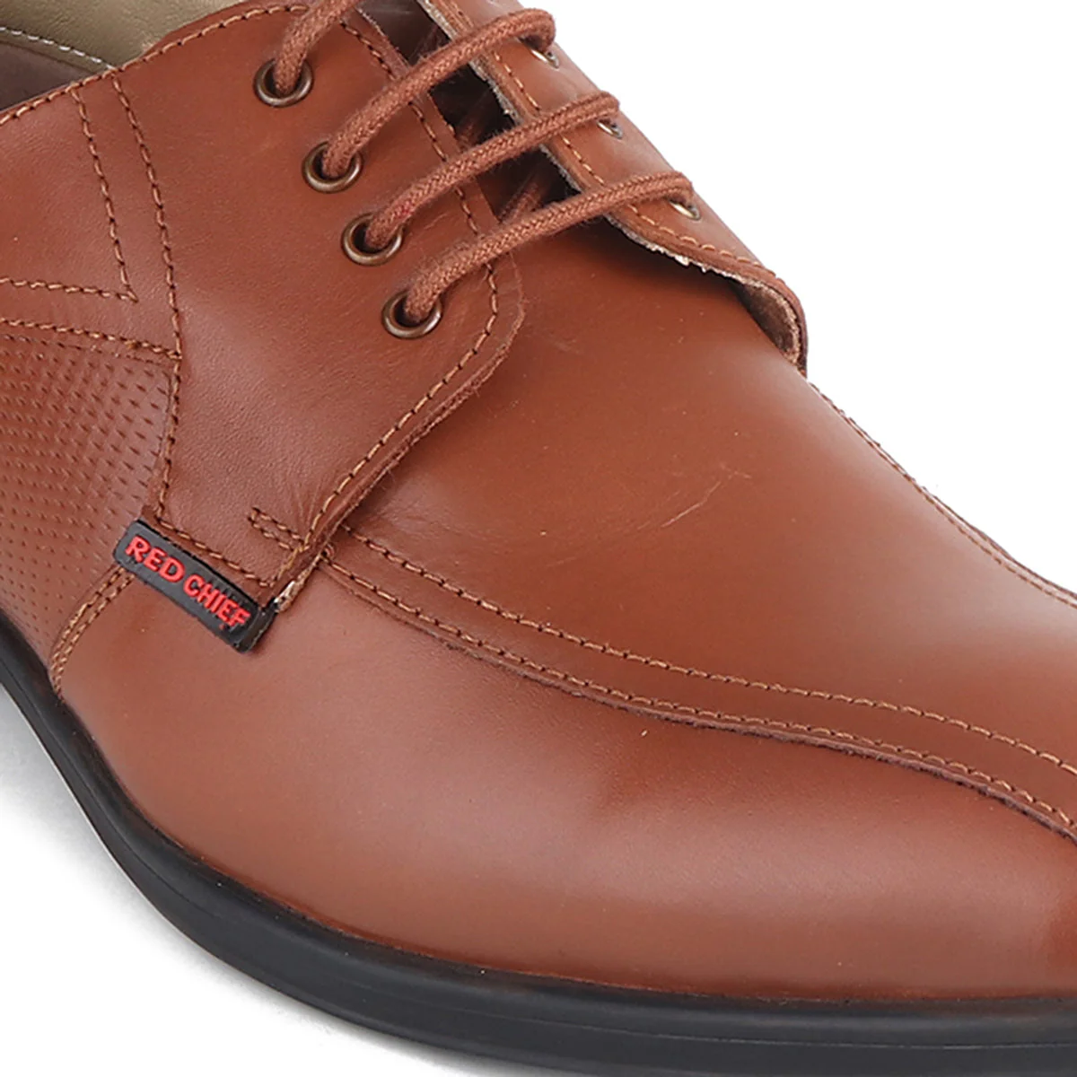 Red Chief Tan Formal Shoes for Men RC3878 006 - Image 7
