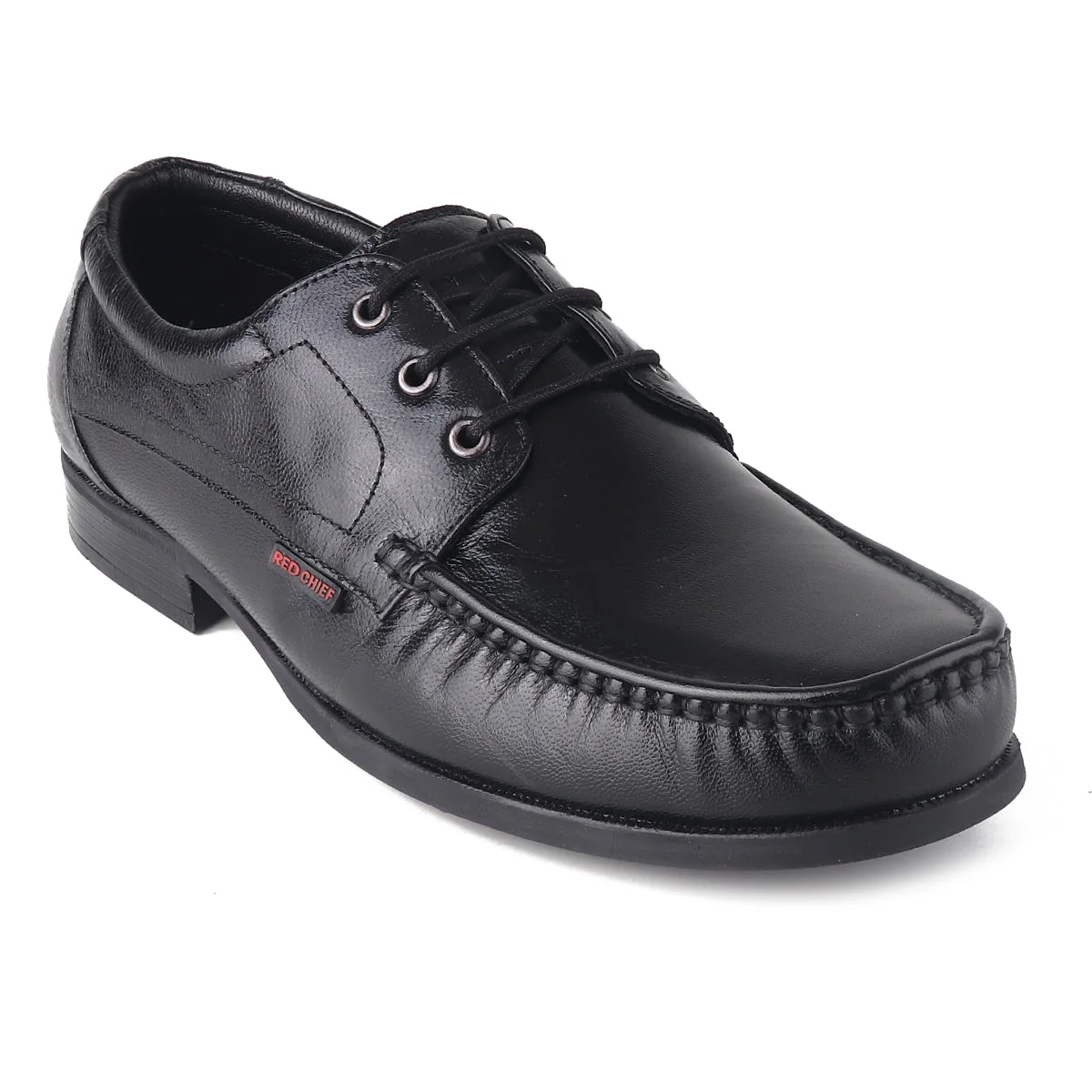 Red Chief Black Formal Shoes for Men RC3884 001 - Image 6