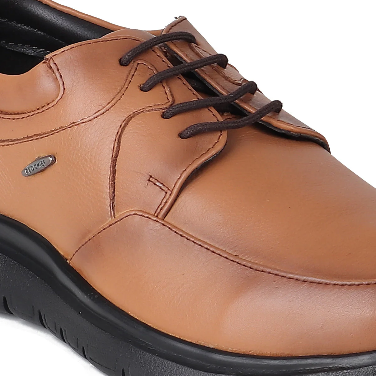 Red Chief Tan Formal Shoes for Men RC3931 006 - Image 8