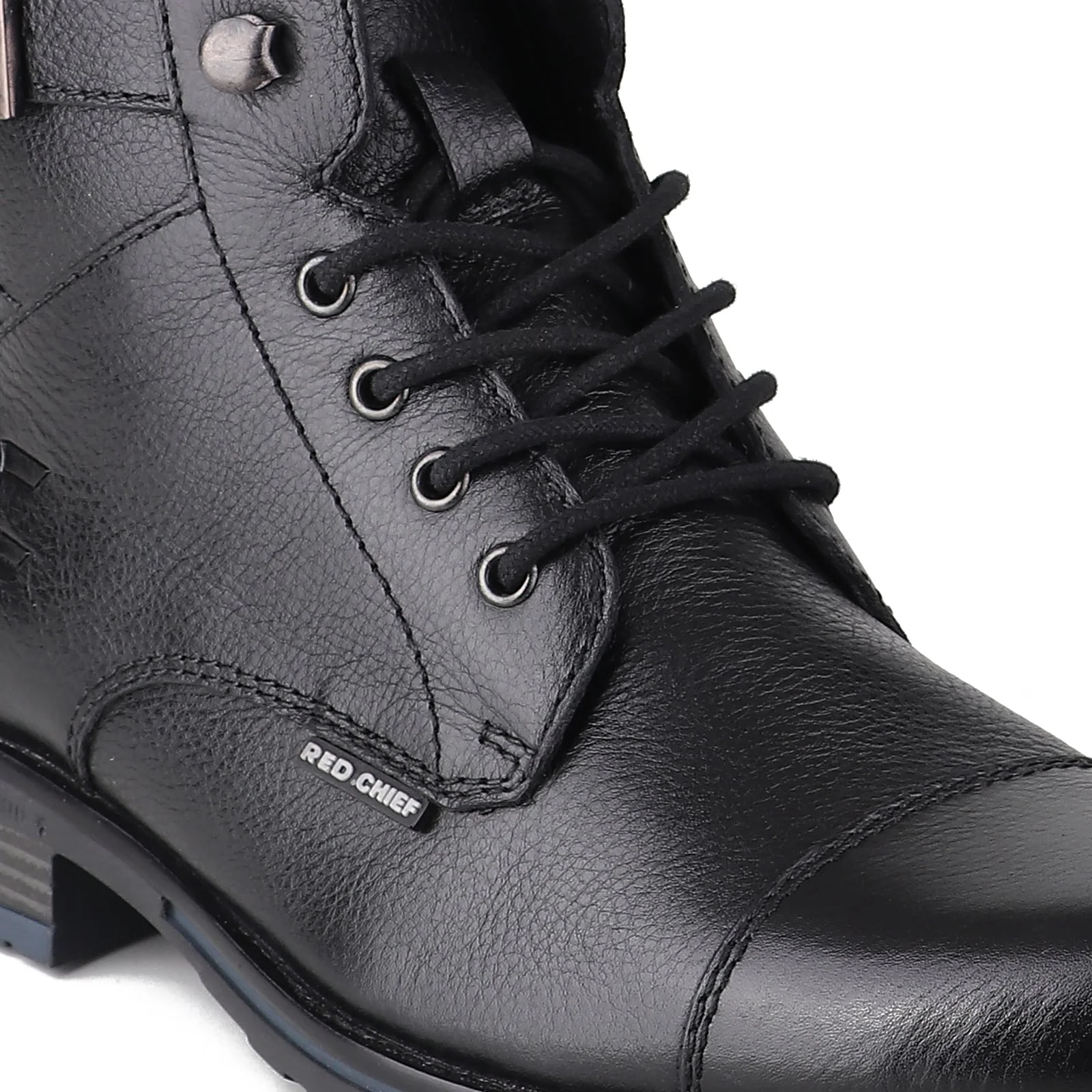 Red Chief Black Formal Boot Shoes for Men RC3943 001 - Image 4