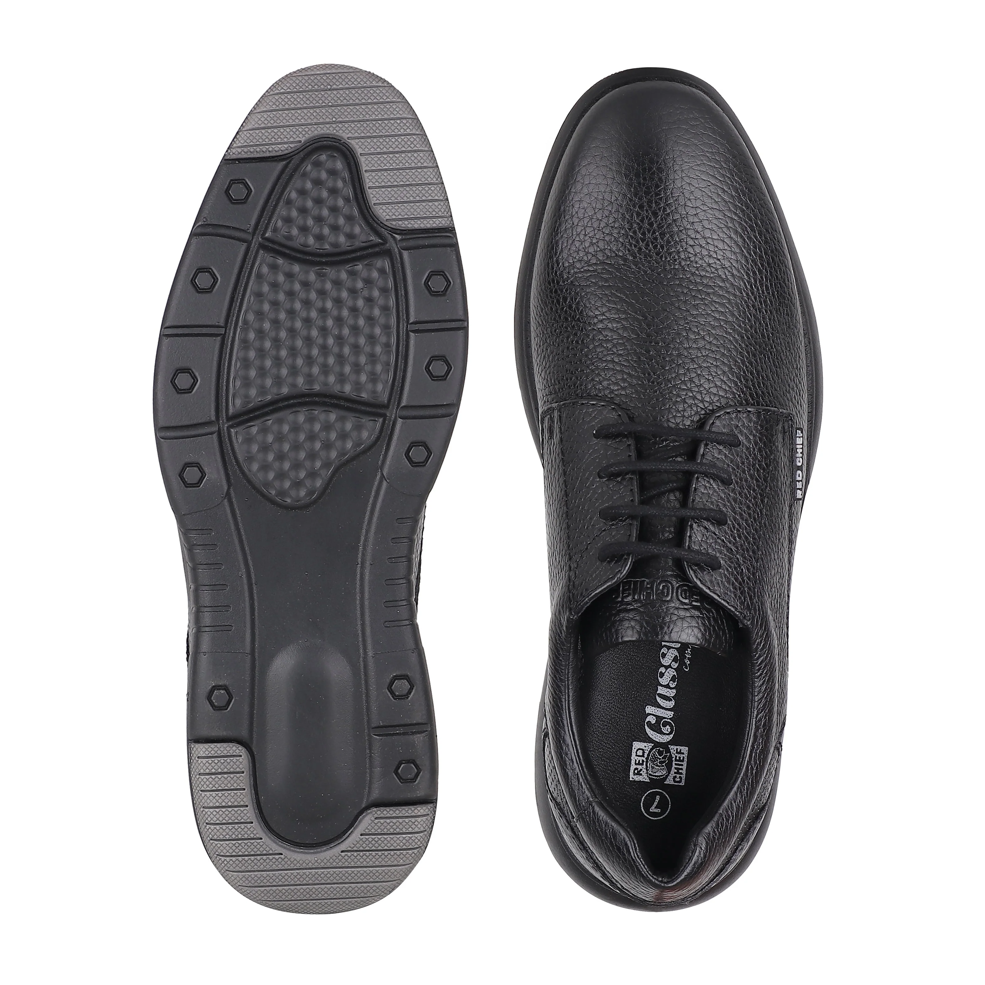 Red Chief Black Formal Shoes for Men RC3946 001 - Image 9