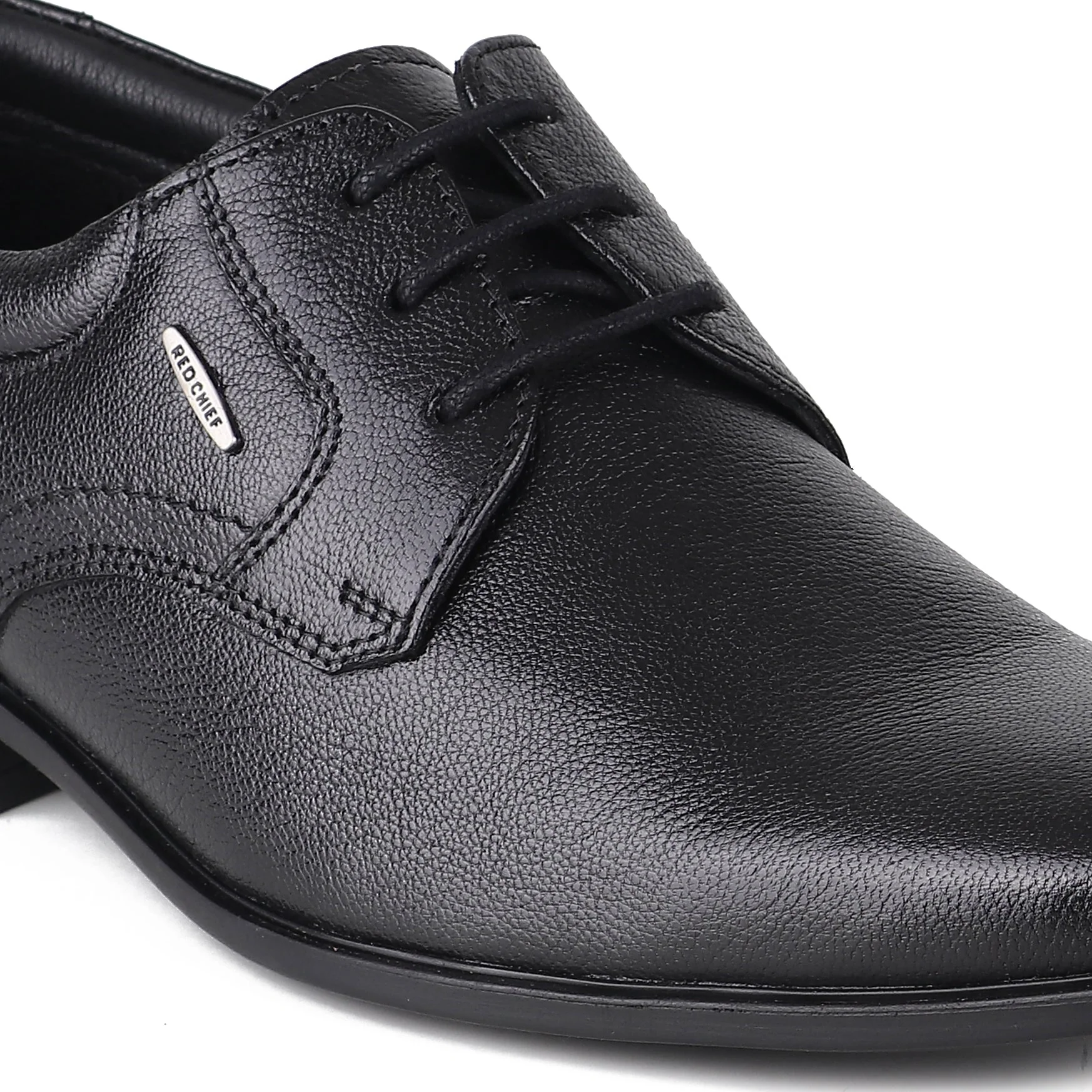 Red Chief Black Formal Shoes for Men RC3973LR 001 - Image 8