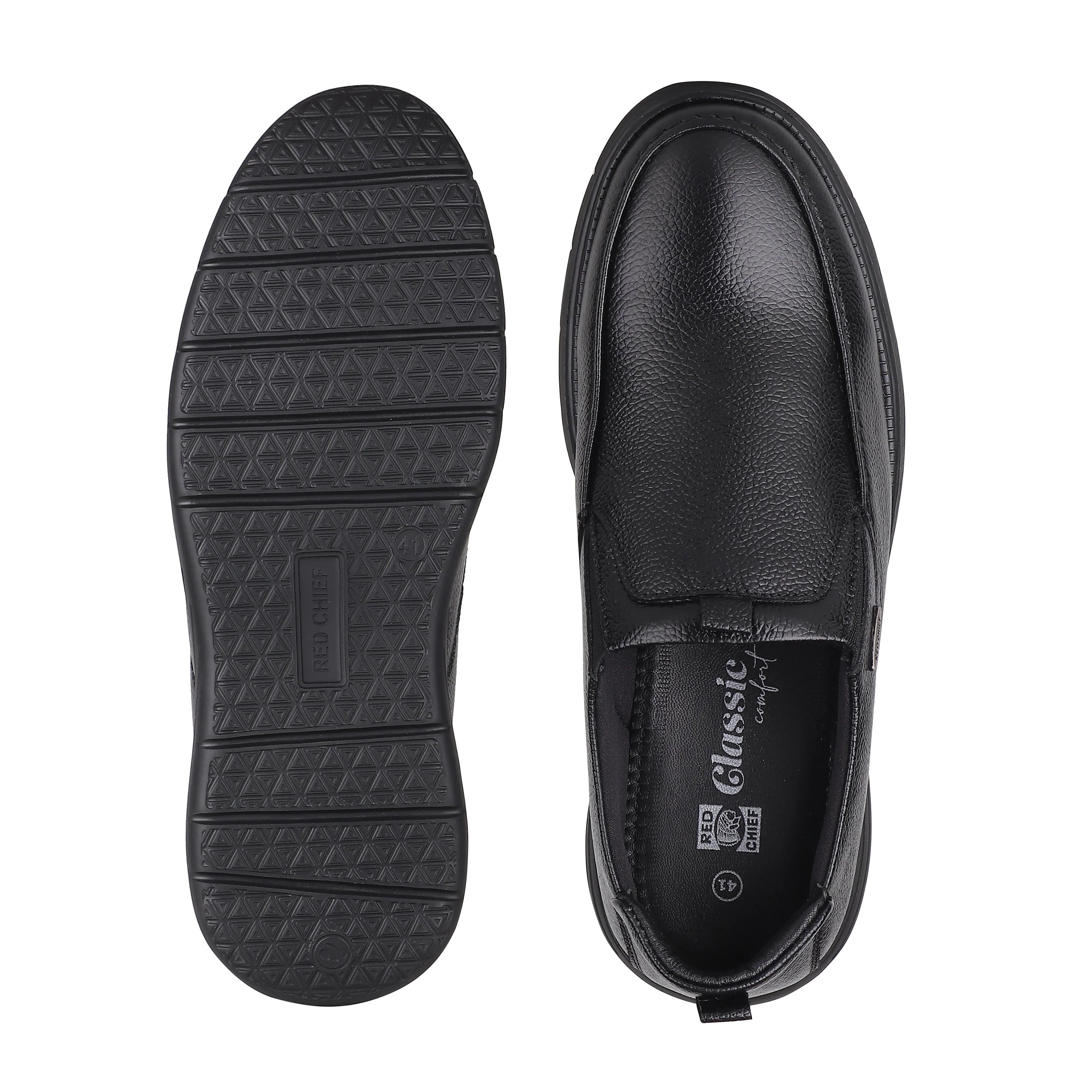 Red Chief Black Formal Shoes for Men RC3977LR 001 - Image 9