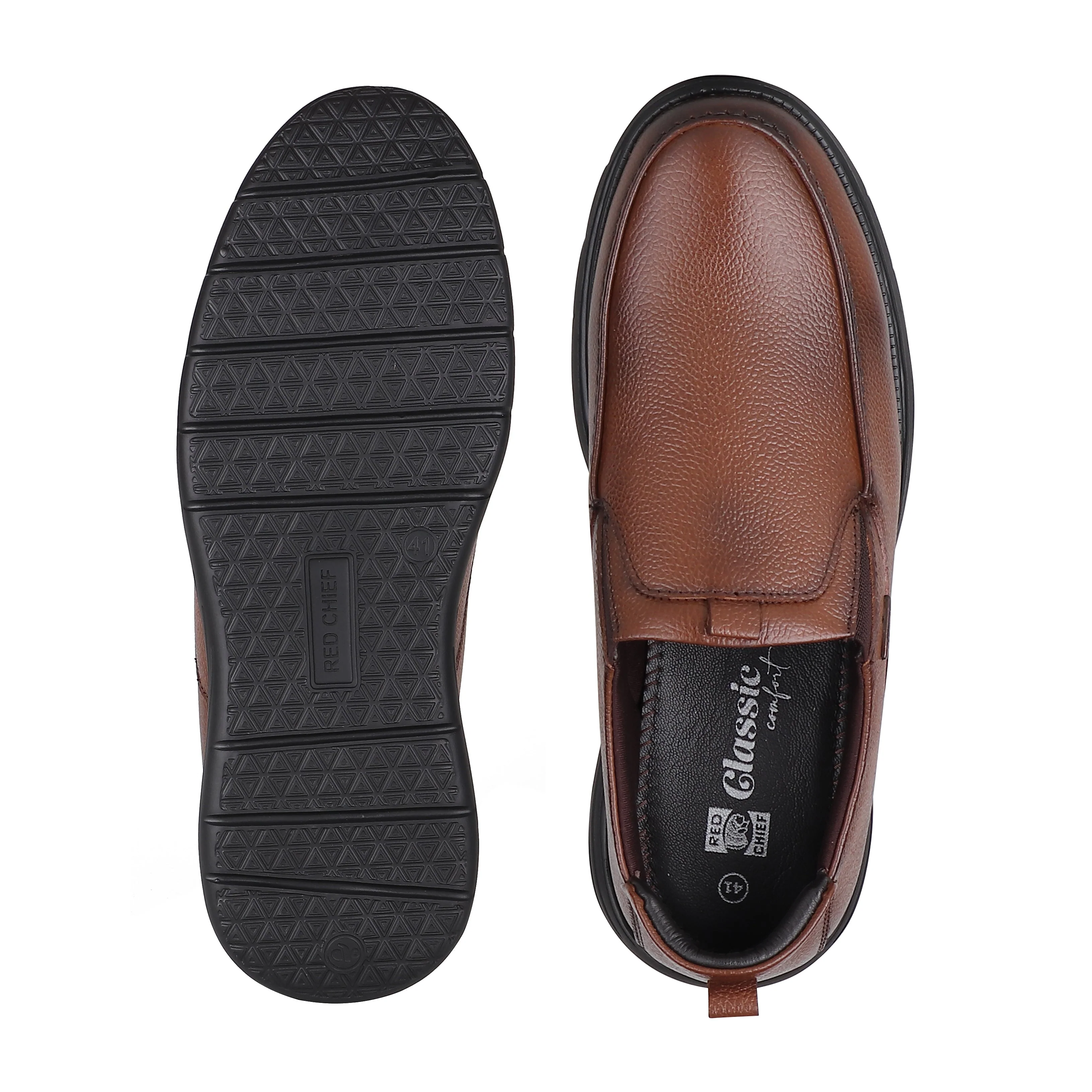 Red Chief Tan Formal Shoes for Men RC3977LR 006 - Image 9