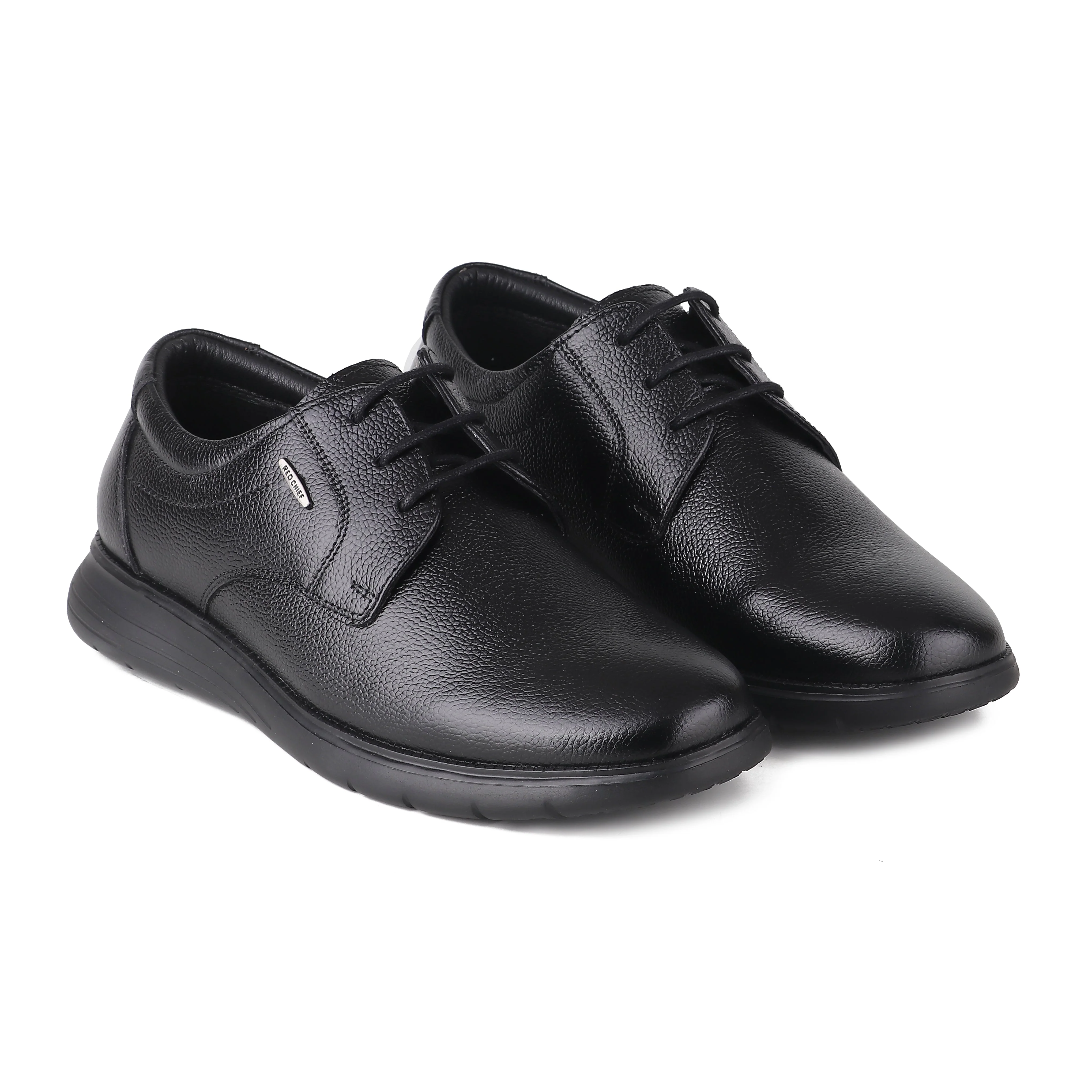Red Chief Black Formal Shoes for Men RC3978LR 001 - Image 5