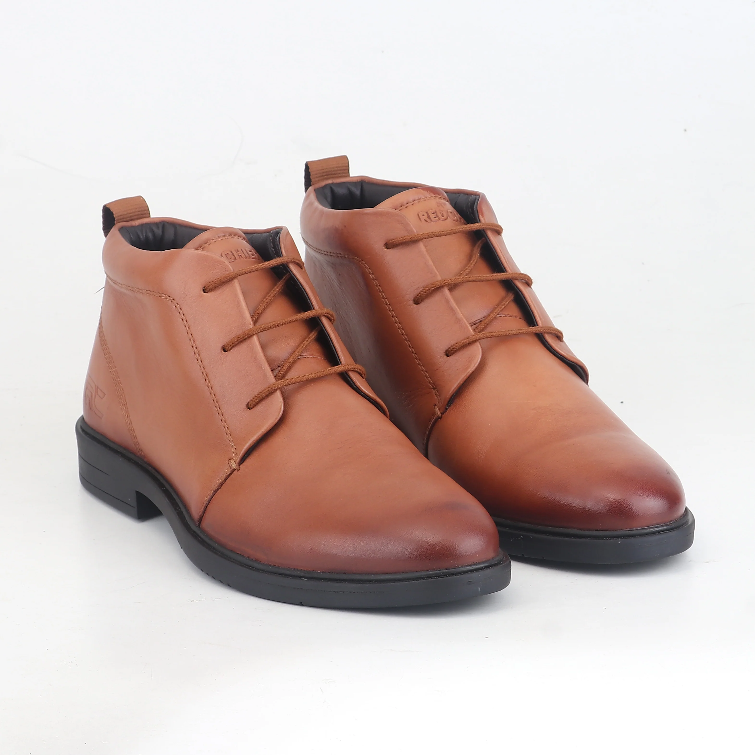 Red Chief Tan Formal Boot Shoes for Men RC4024 006 - Image 4