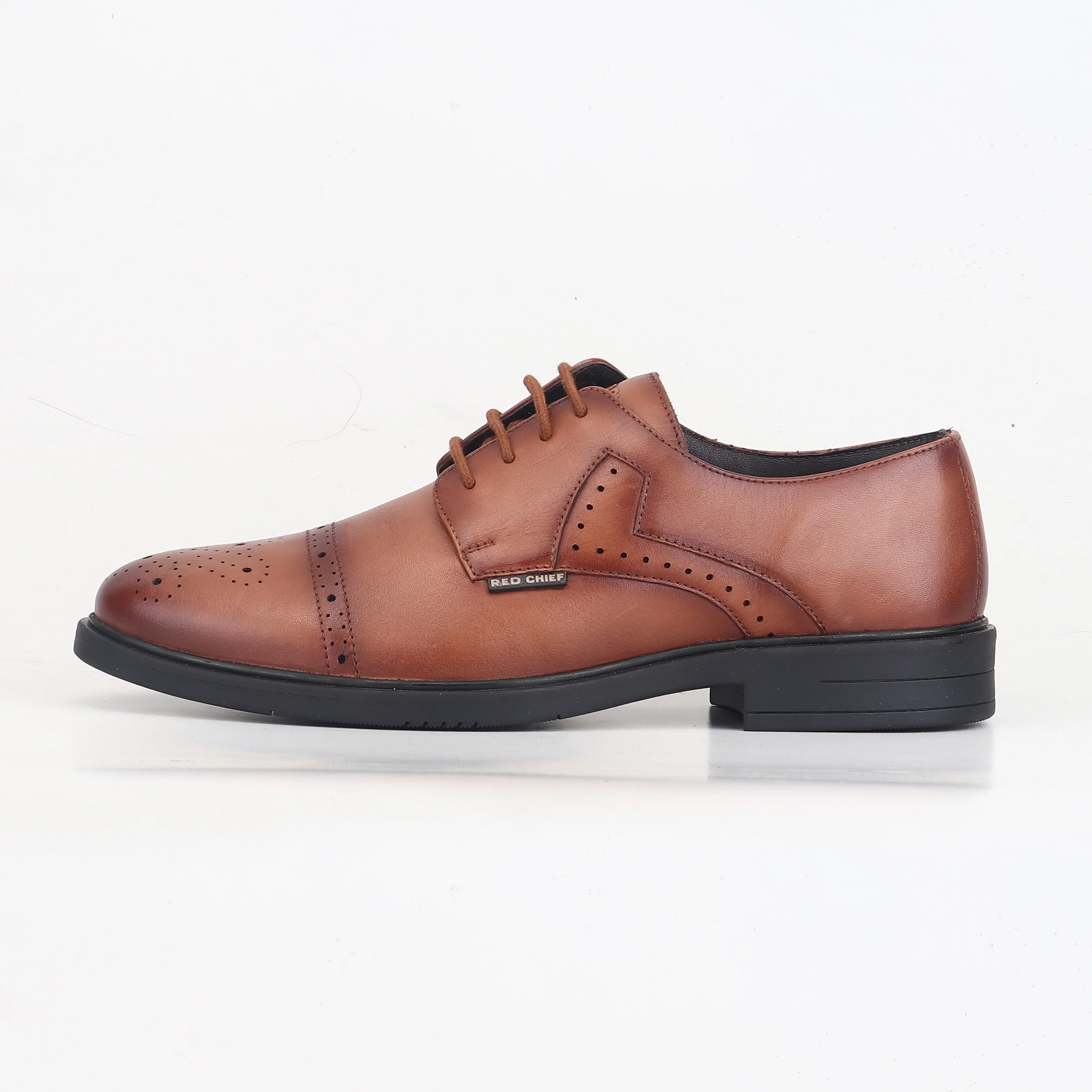 Red Chief D.Tan Formal Shoes for Men RC4025 399 - Image 2