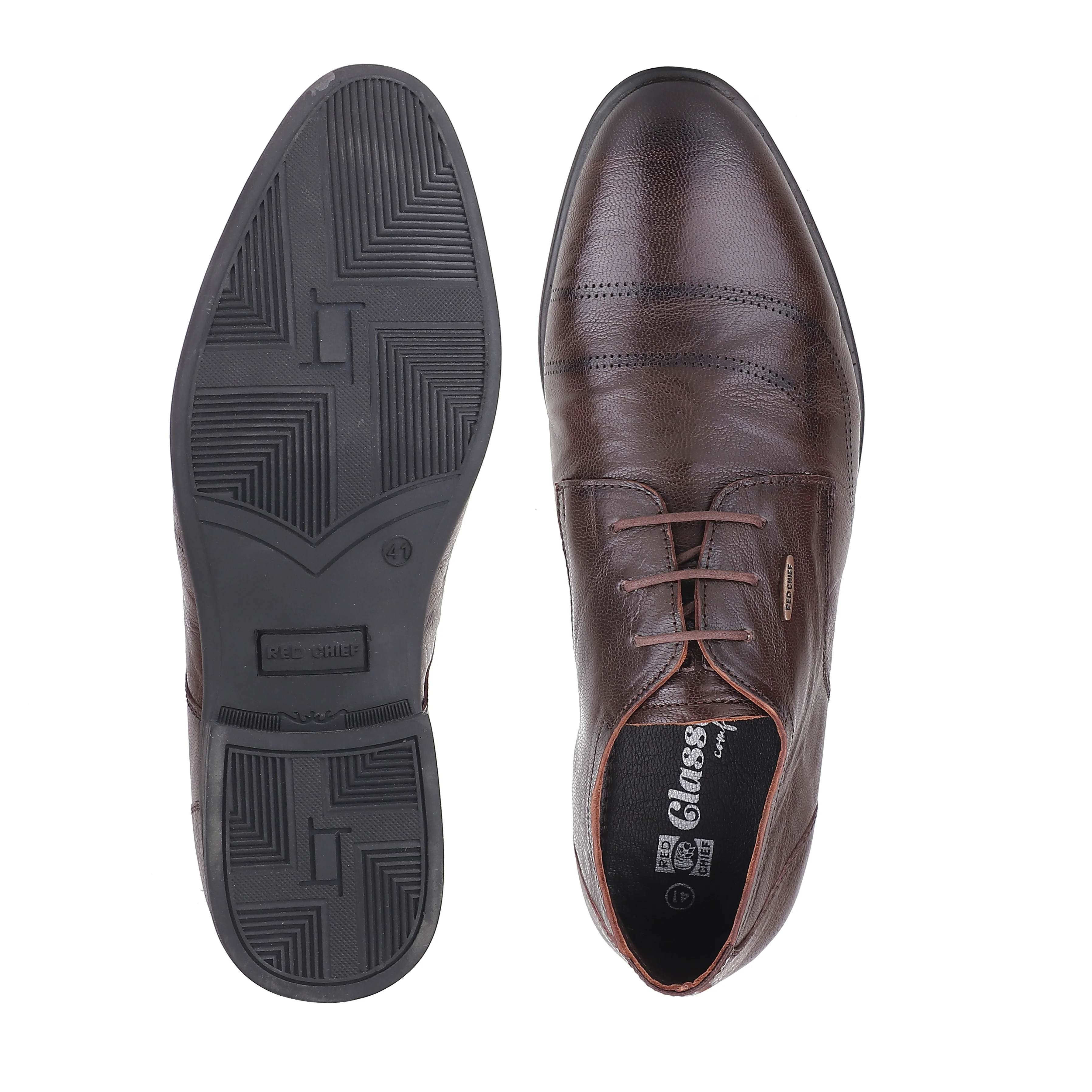 Red Chief Brown Formal Shoes for Men RC4029 003 - Image 9