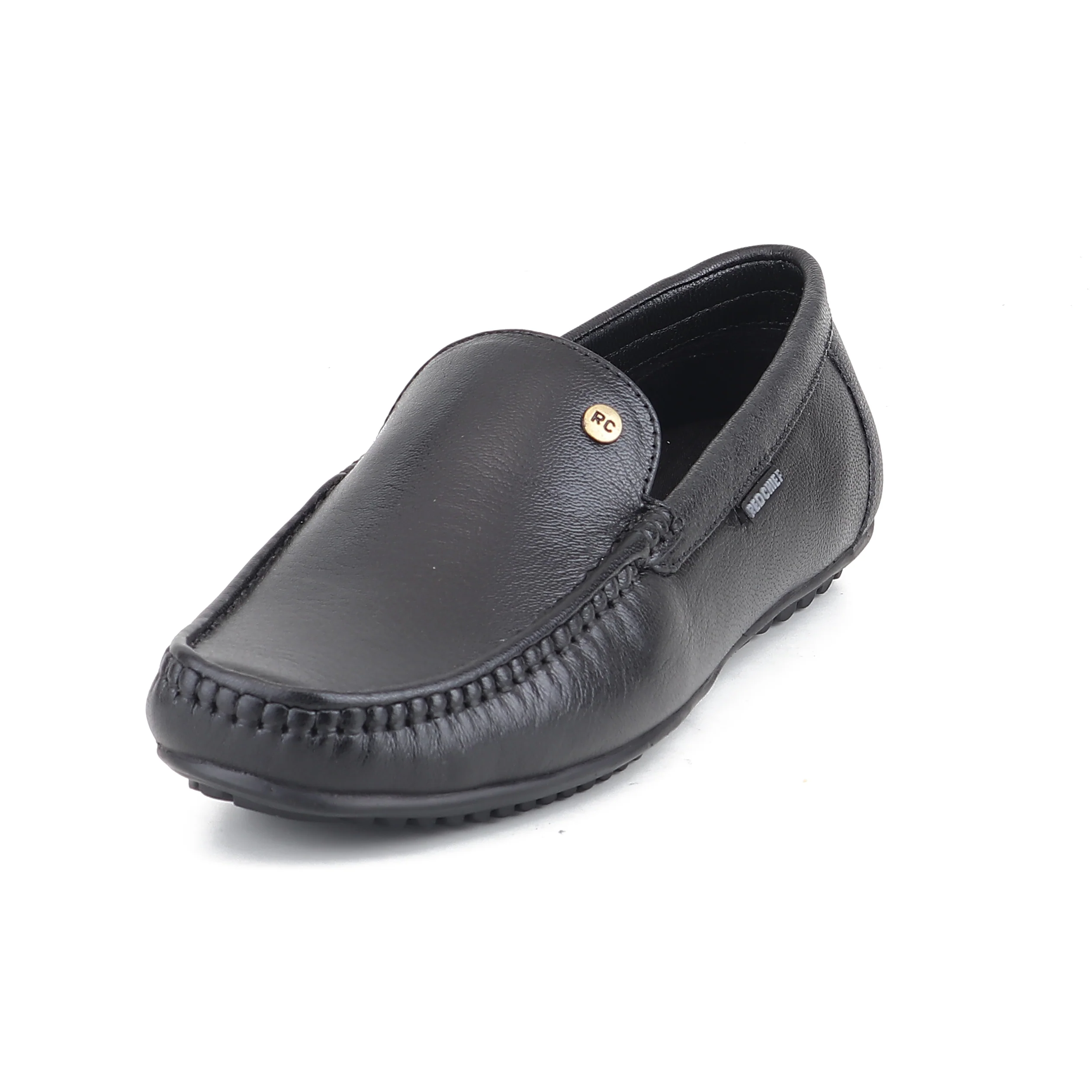 Red Chief Black Formal Loafer Shoes for Men RC4036 001 - Image 8