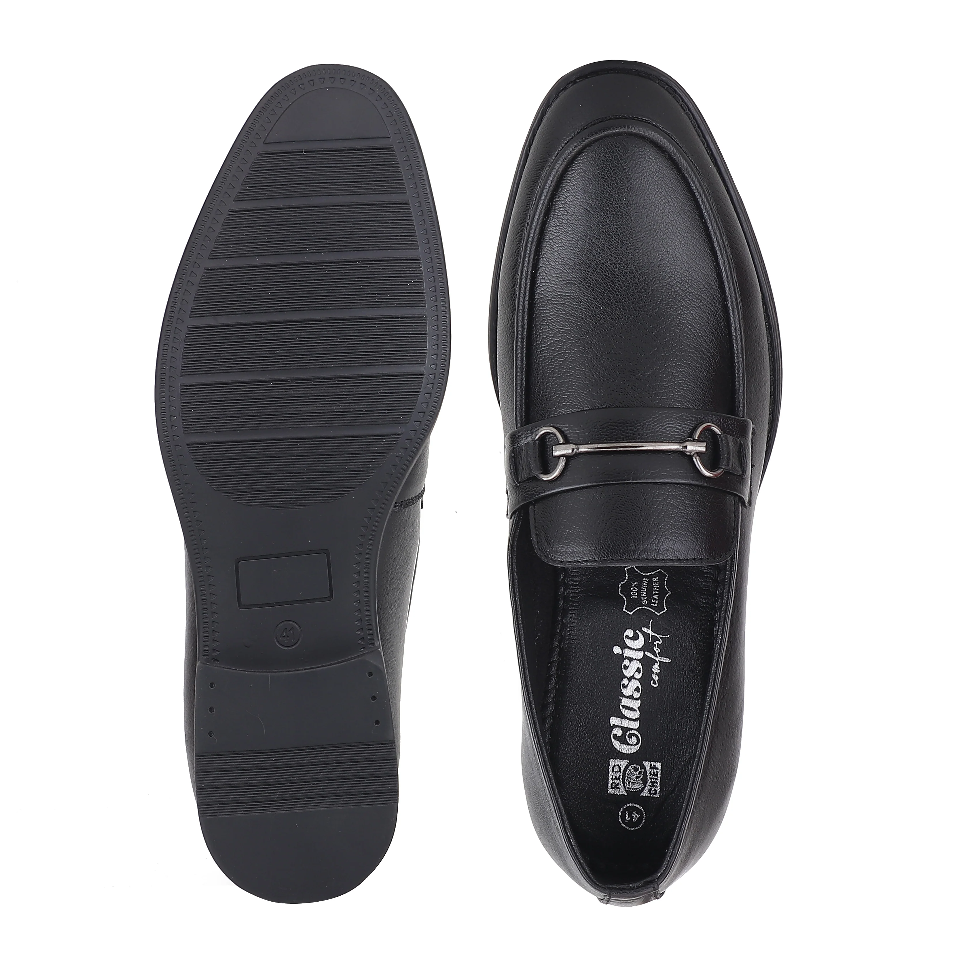 Red Chief Black Formal Shoes for Men RC4038 001 - Image 9