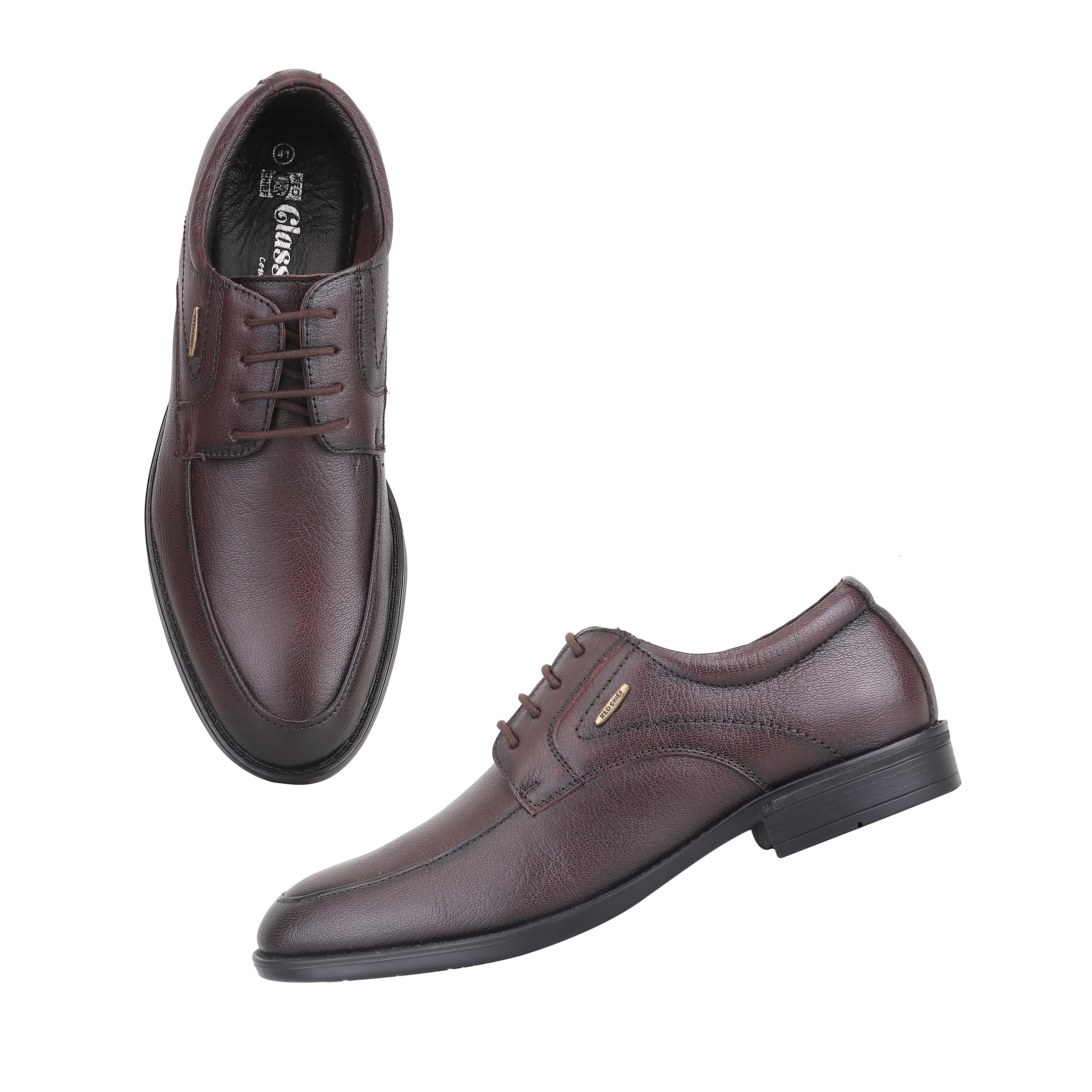 Red Chief Brown Formal Shoes for Men RC4039 003 - Image 2