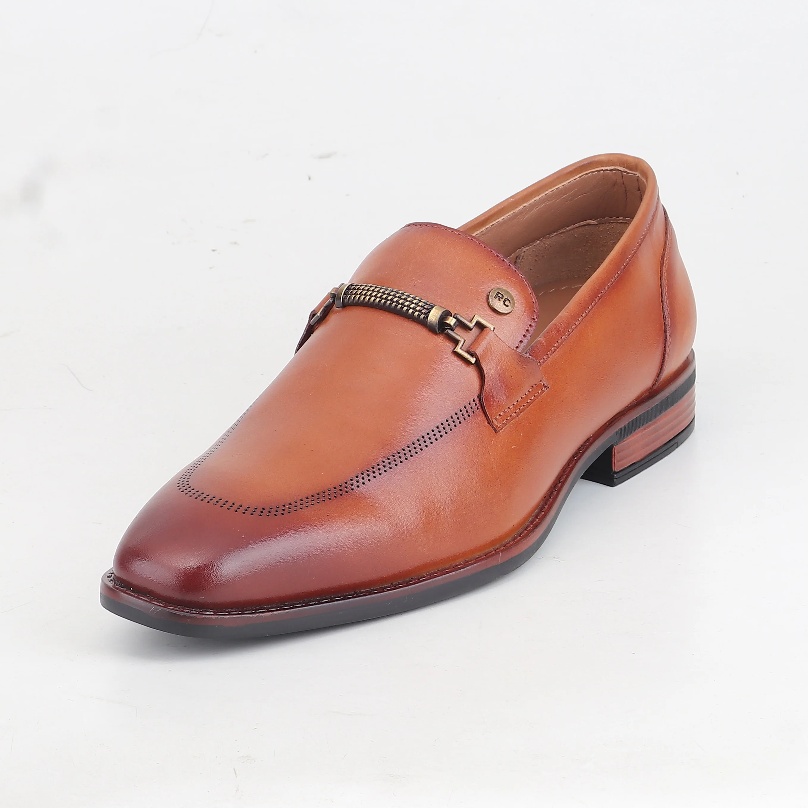 Red Chief Tan Formal Shoes for Men RC4047 006 - Image 5