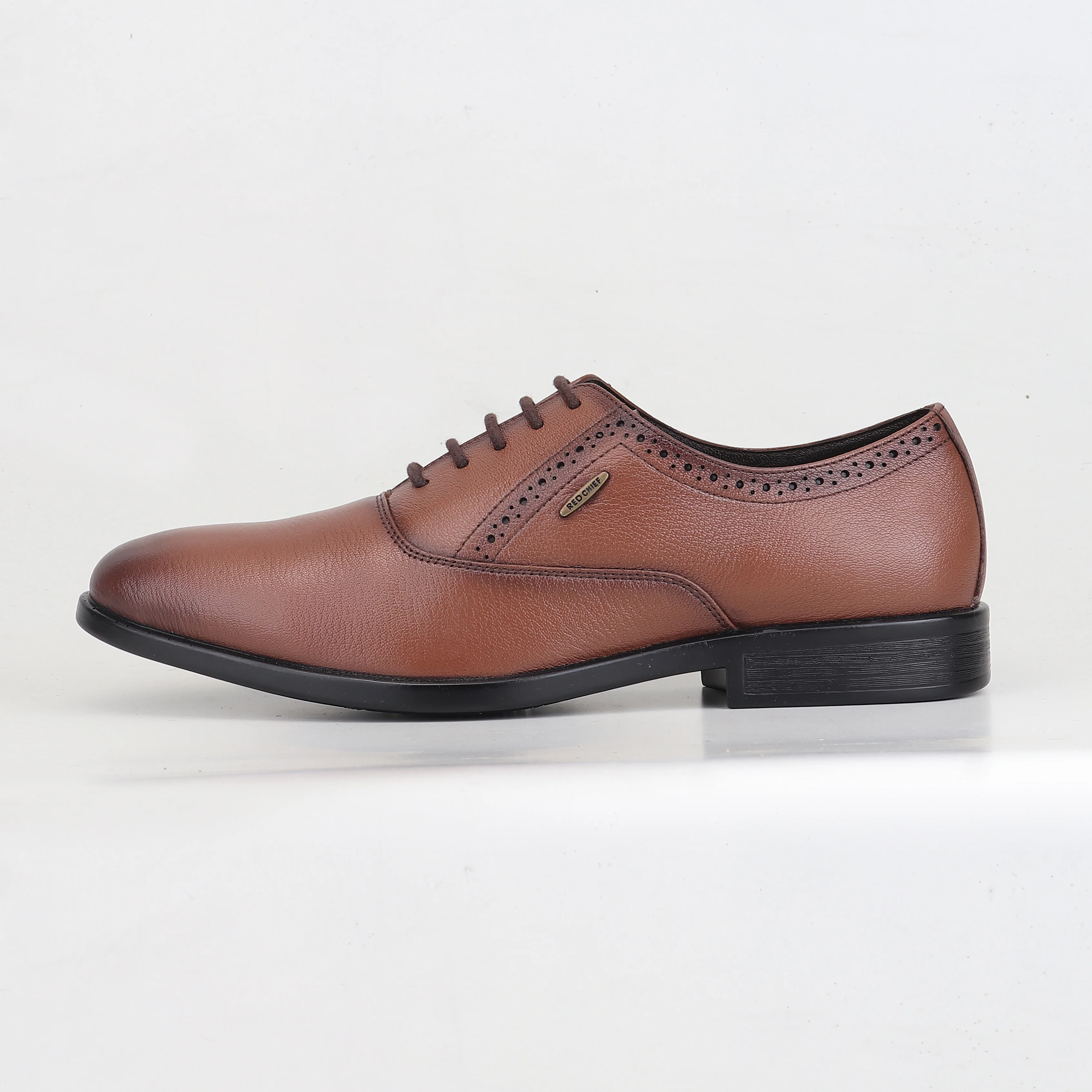 Red Chief Tan Formal Shoes for Men RC4054LR 006 - Image 2