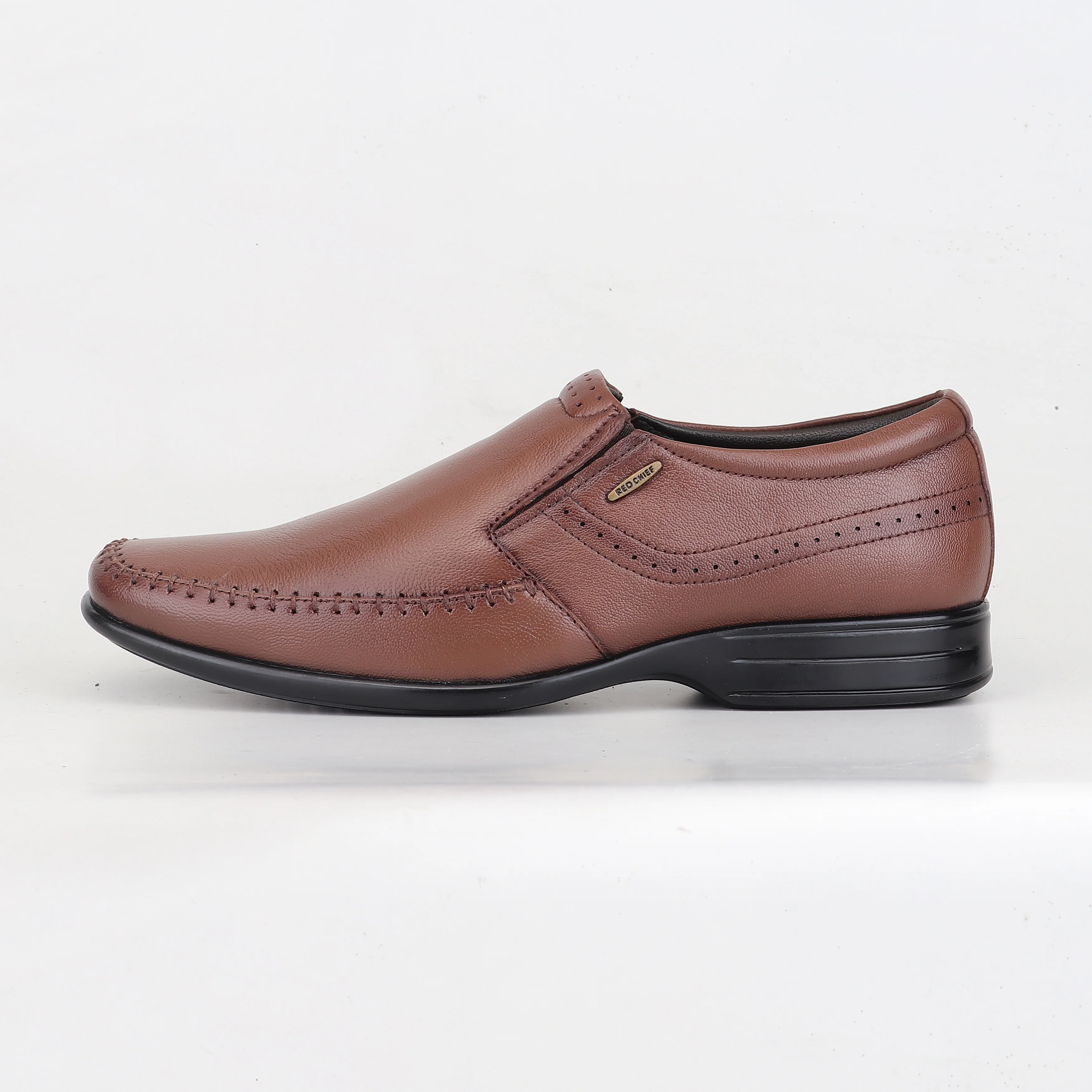 Red Chief Tan Formal Shoes for Men RC4055LR 006 - Image 2