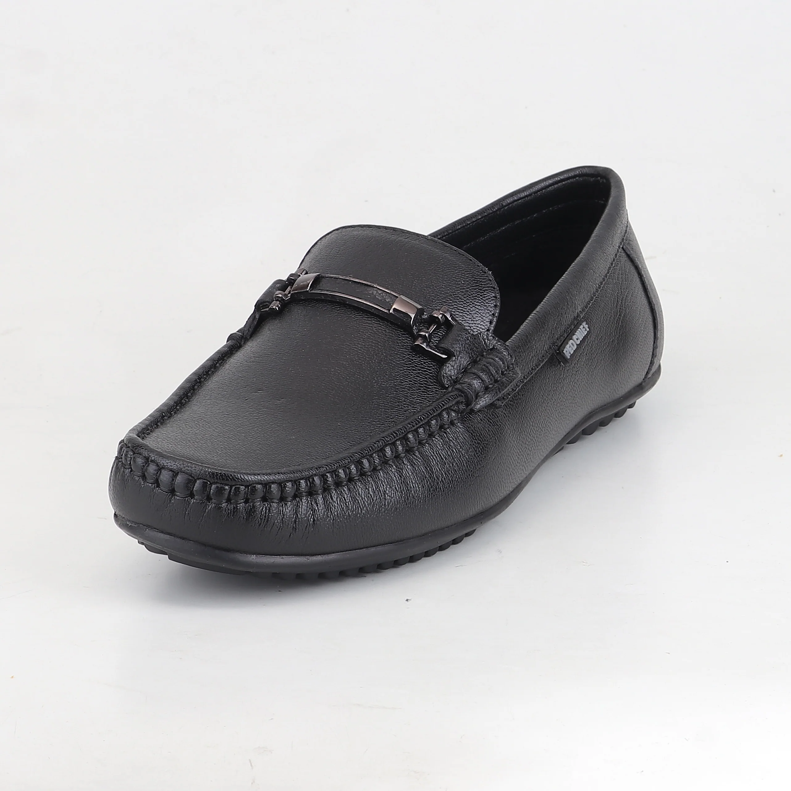 Red Chief Black Formal Loafer Shoes for Men RC4065 001 - Image 6