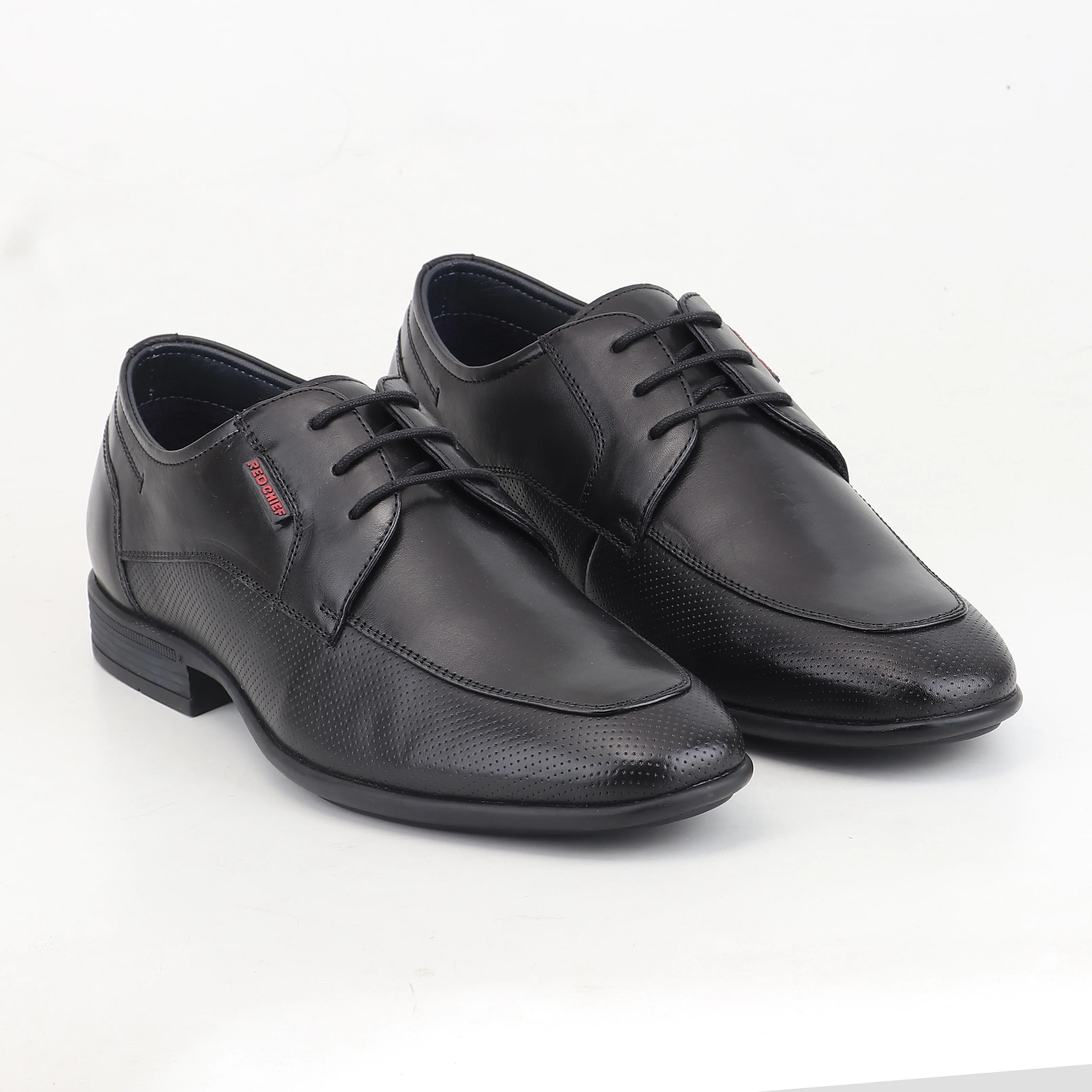 Red Chief Black Formal Shoes for Men RC4068 001 - Image 3