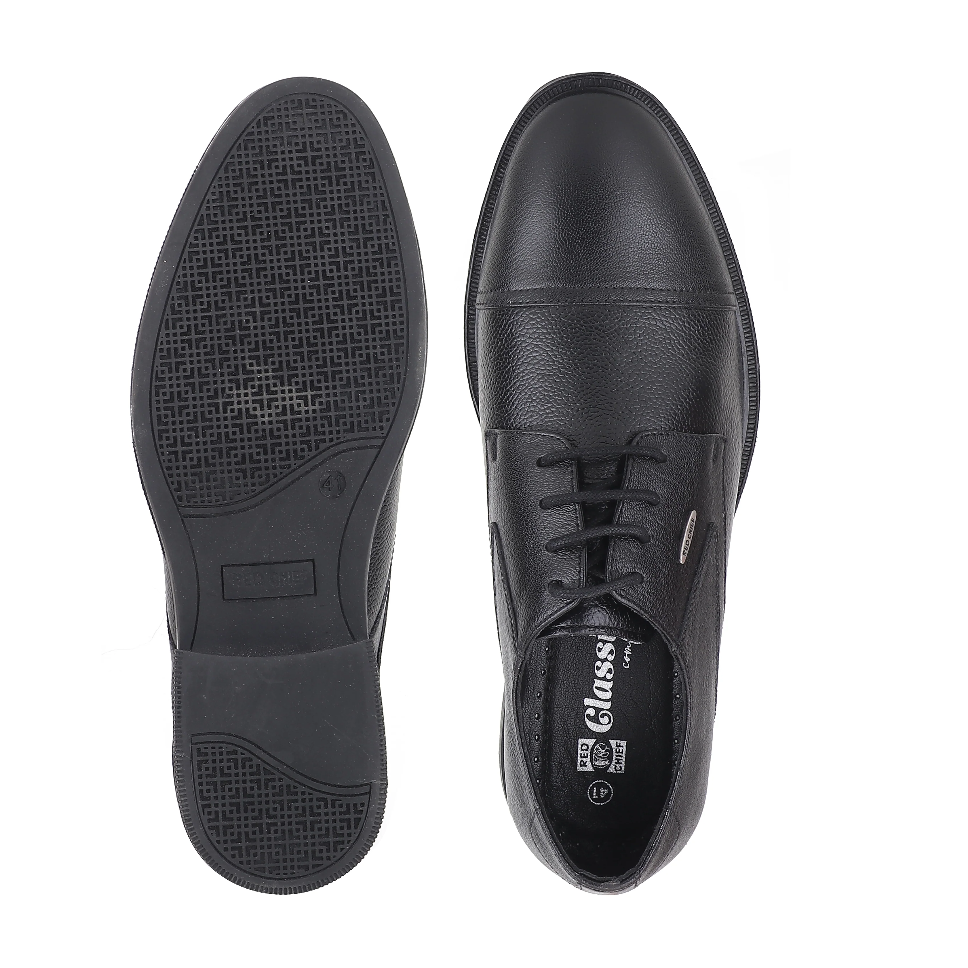 Red Chief Black Formal Shoes for Men RC4070 001 - Image 9