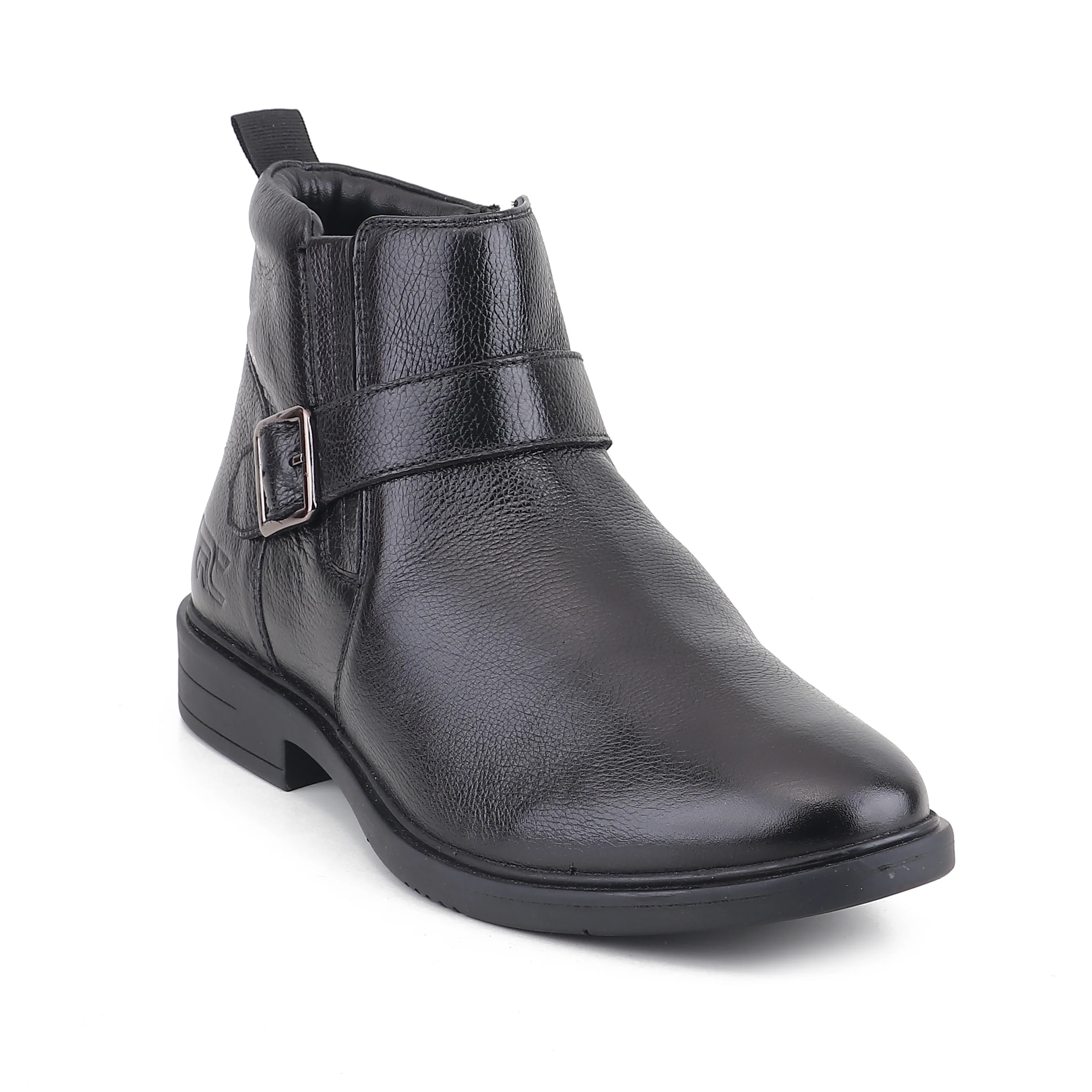 Red Chief Black Formal Chelsea Boot Shoes for Men RC4072 001 - Image 7