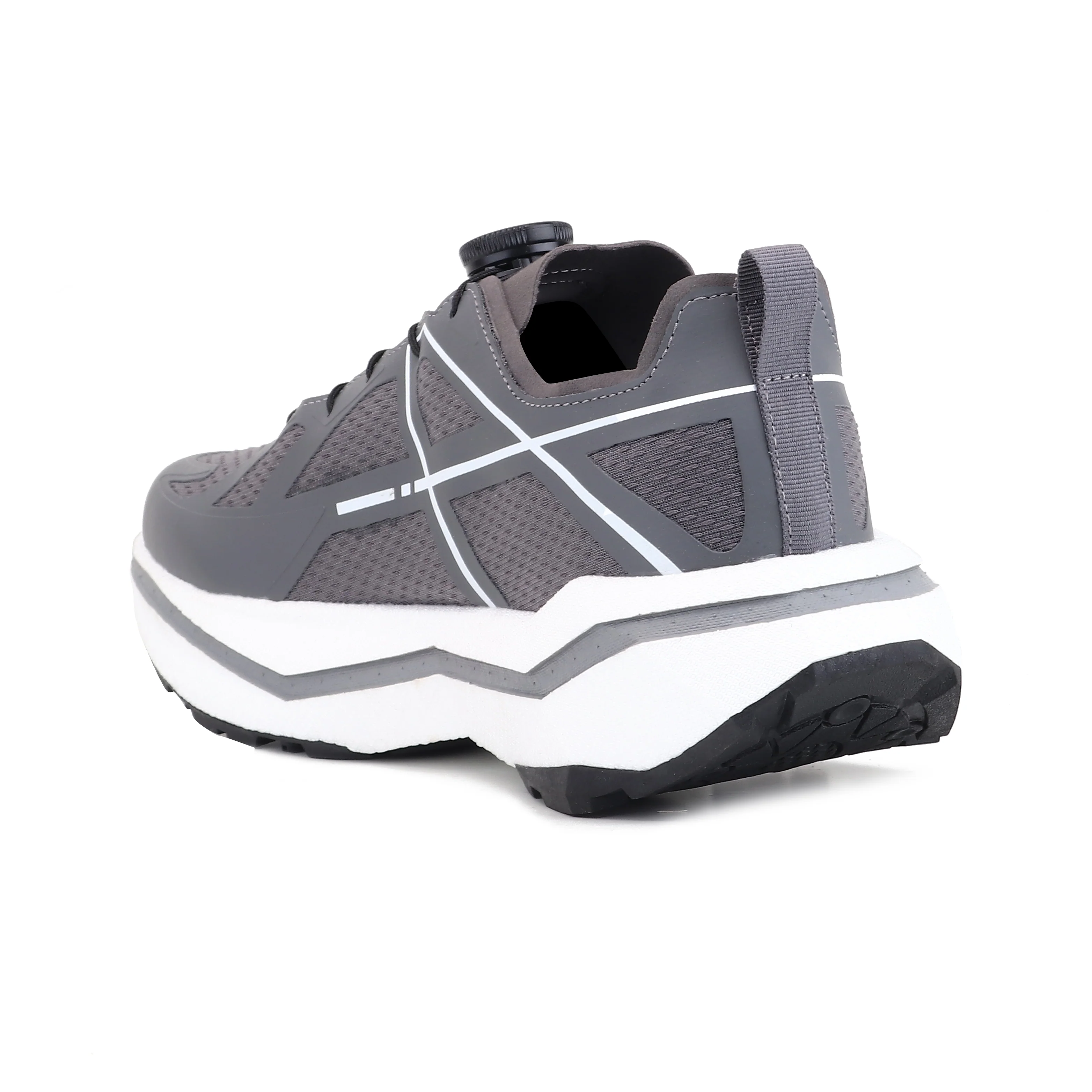 Red Chief Sports Grey-White Hiker Shoes for Men H20042 C1254 - Image 5