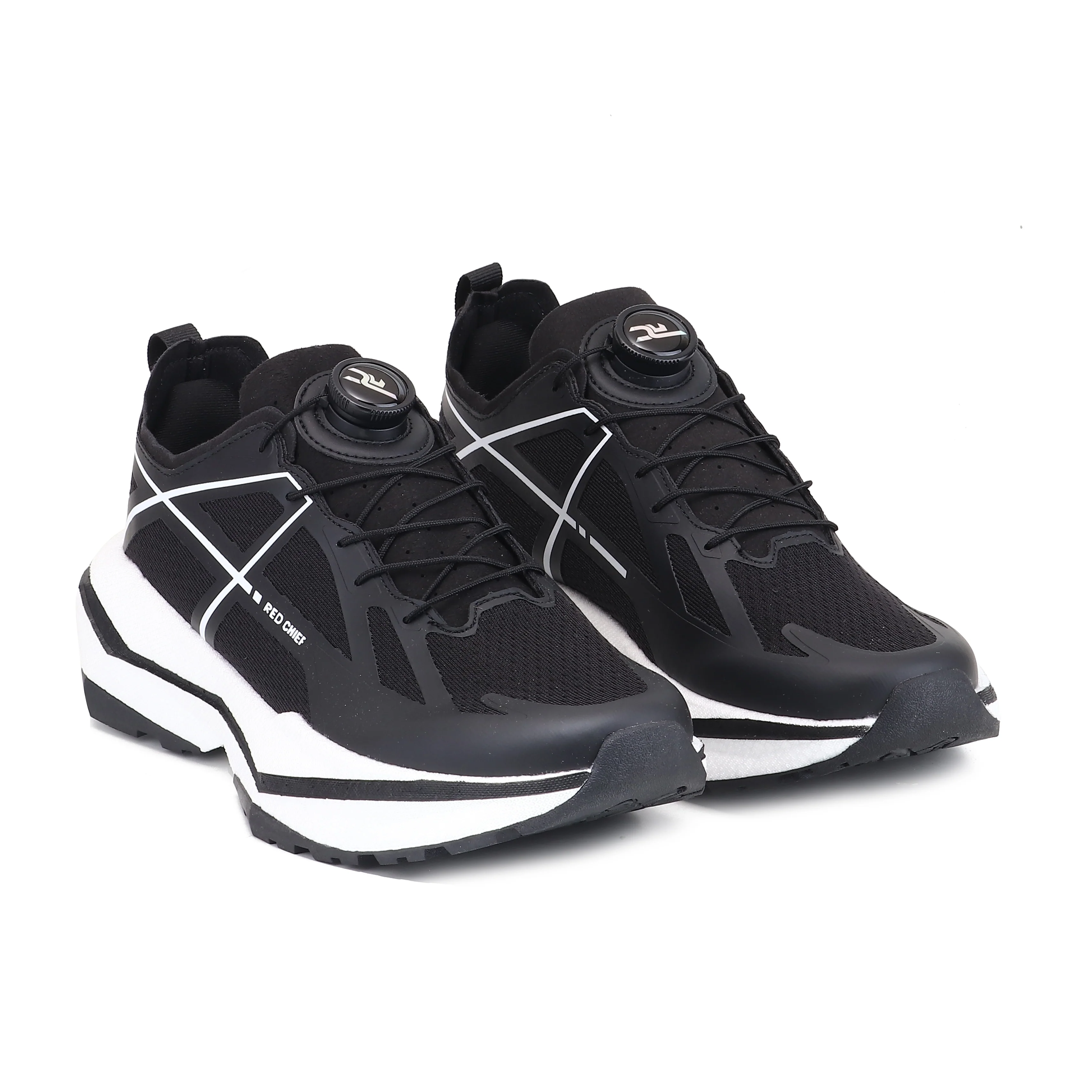 Red Chief Sports Black-Grey Hiker Shoes for Men H20042 F020 - Image 4
