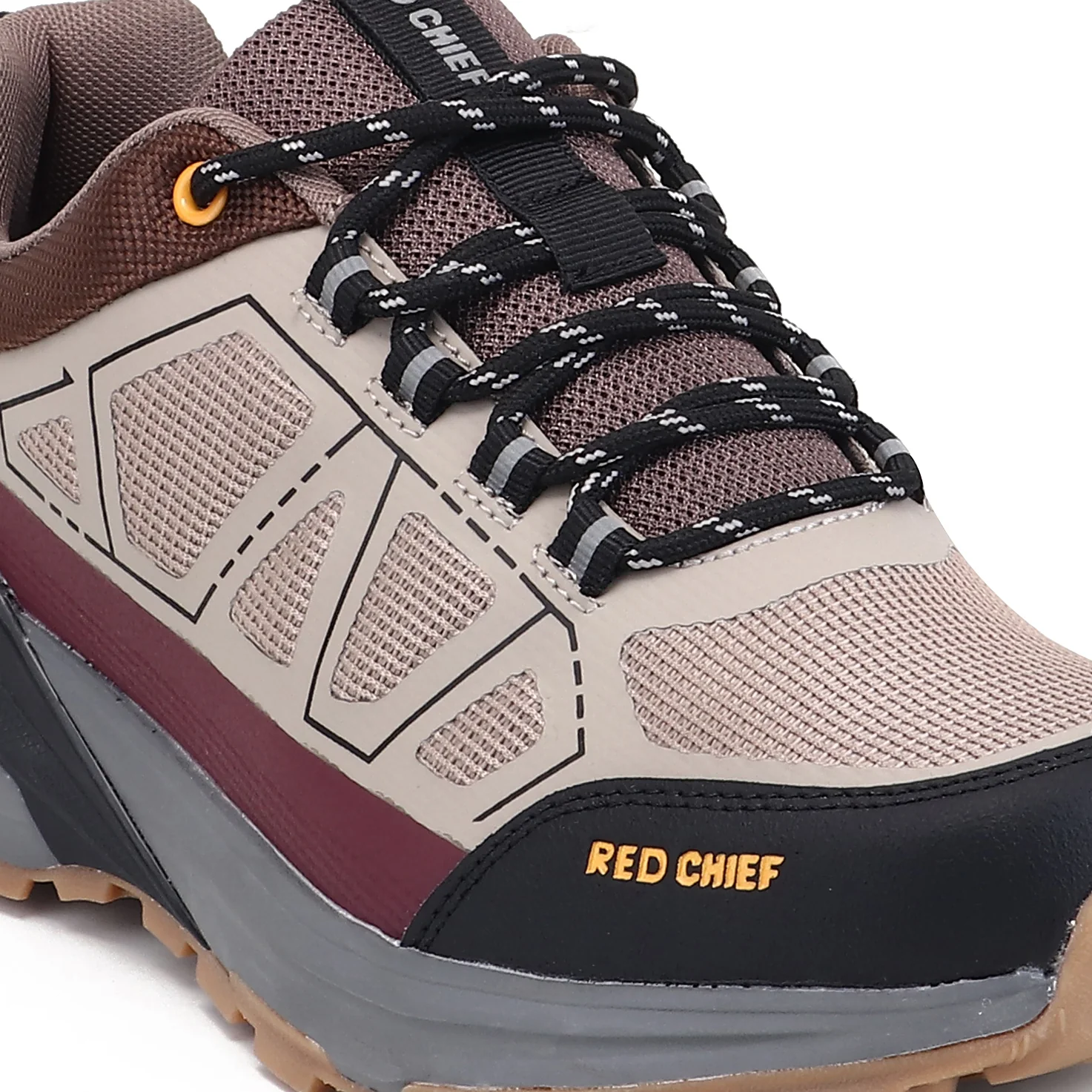 Red Chief Sports Maroon-Grey Hiker Shoes for Men H20045 CD05 - Image 6