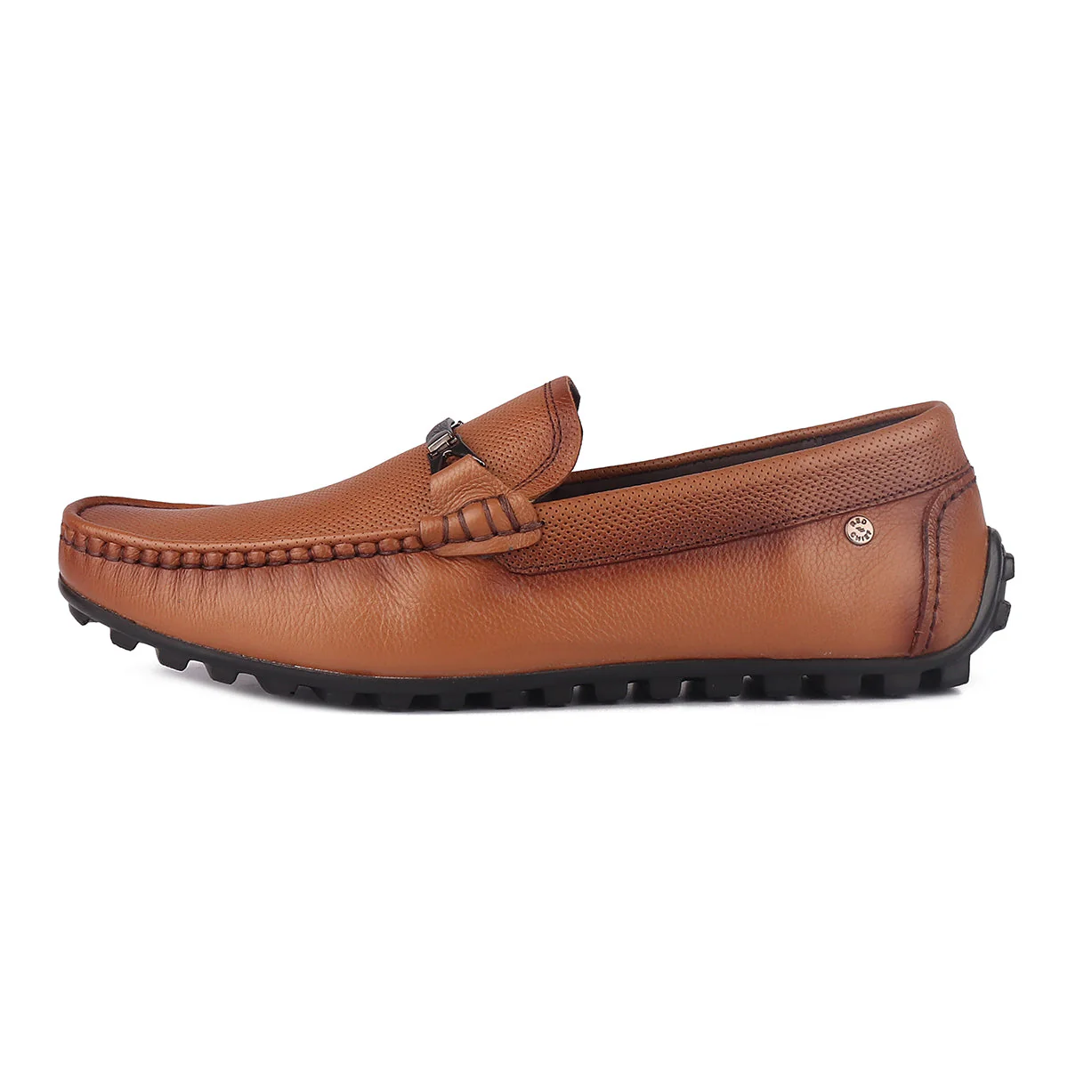 Red Chief Tan Formal Loafer Shoes for Men RC1960 006 - Image 4