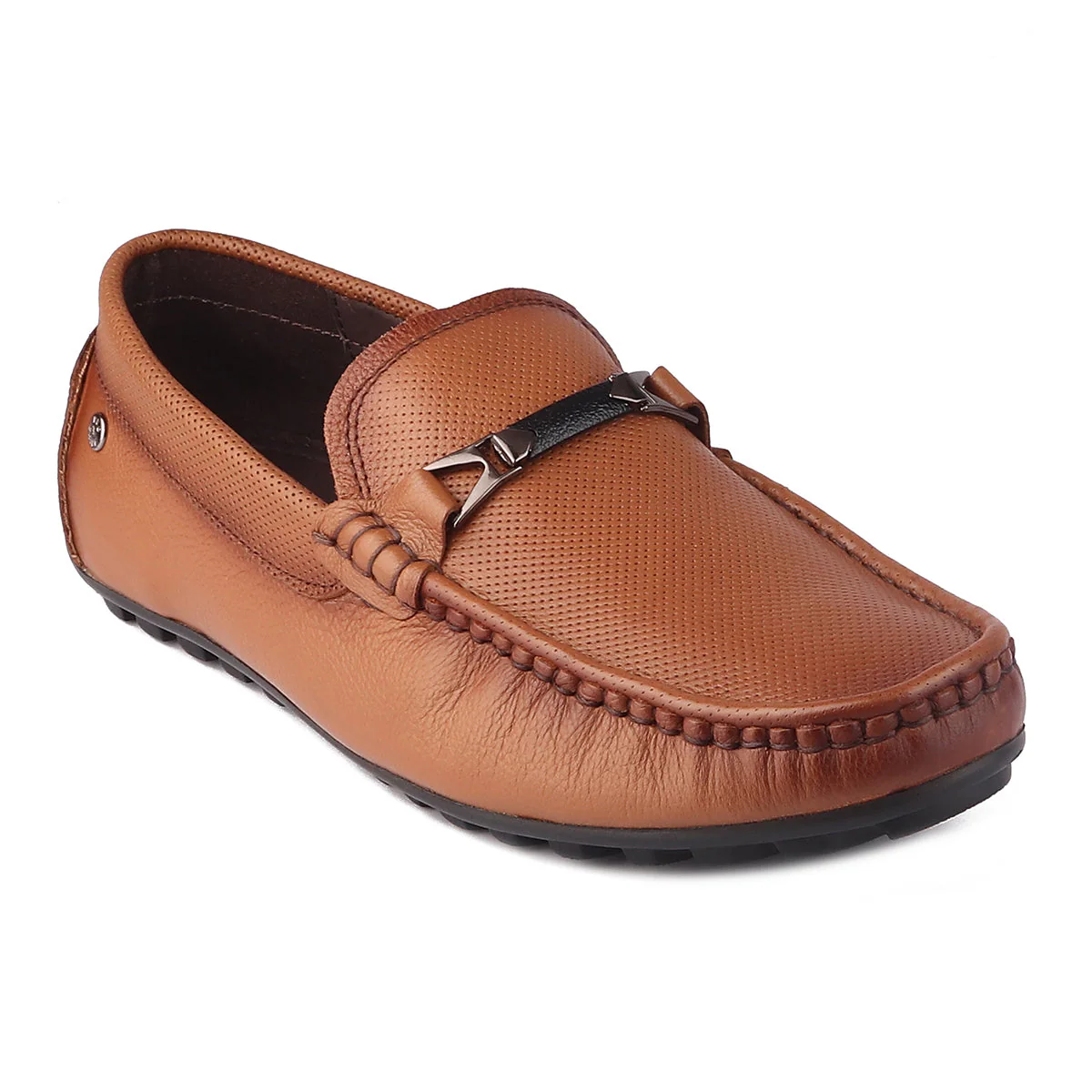 Red Chief Tan Formal Loafer Shoes for Men RC1960 006 - Image 7
