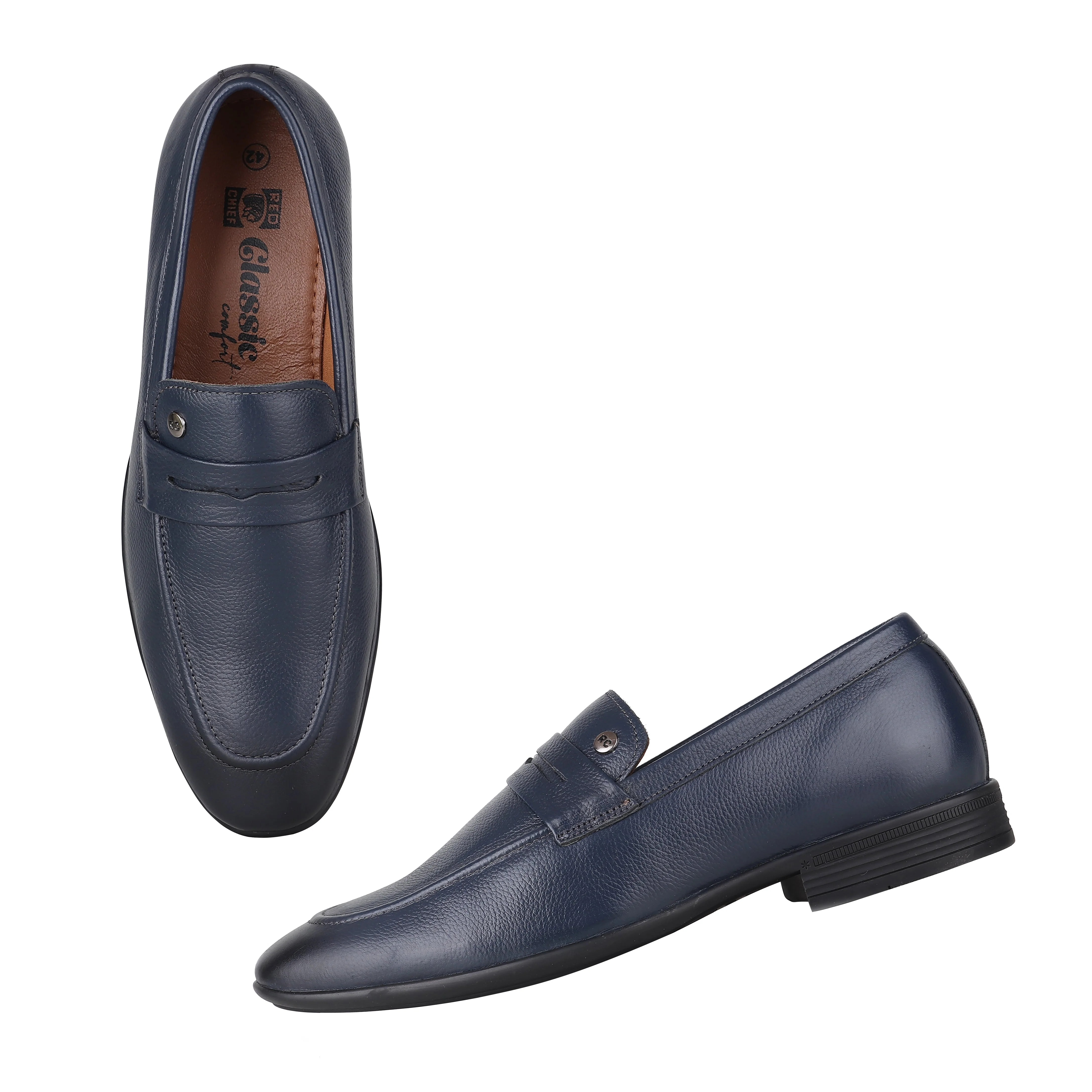 Red Chief Blue Formal Loafer shoes for Men RC3959 002 - Image 3