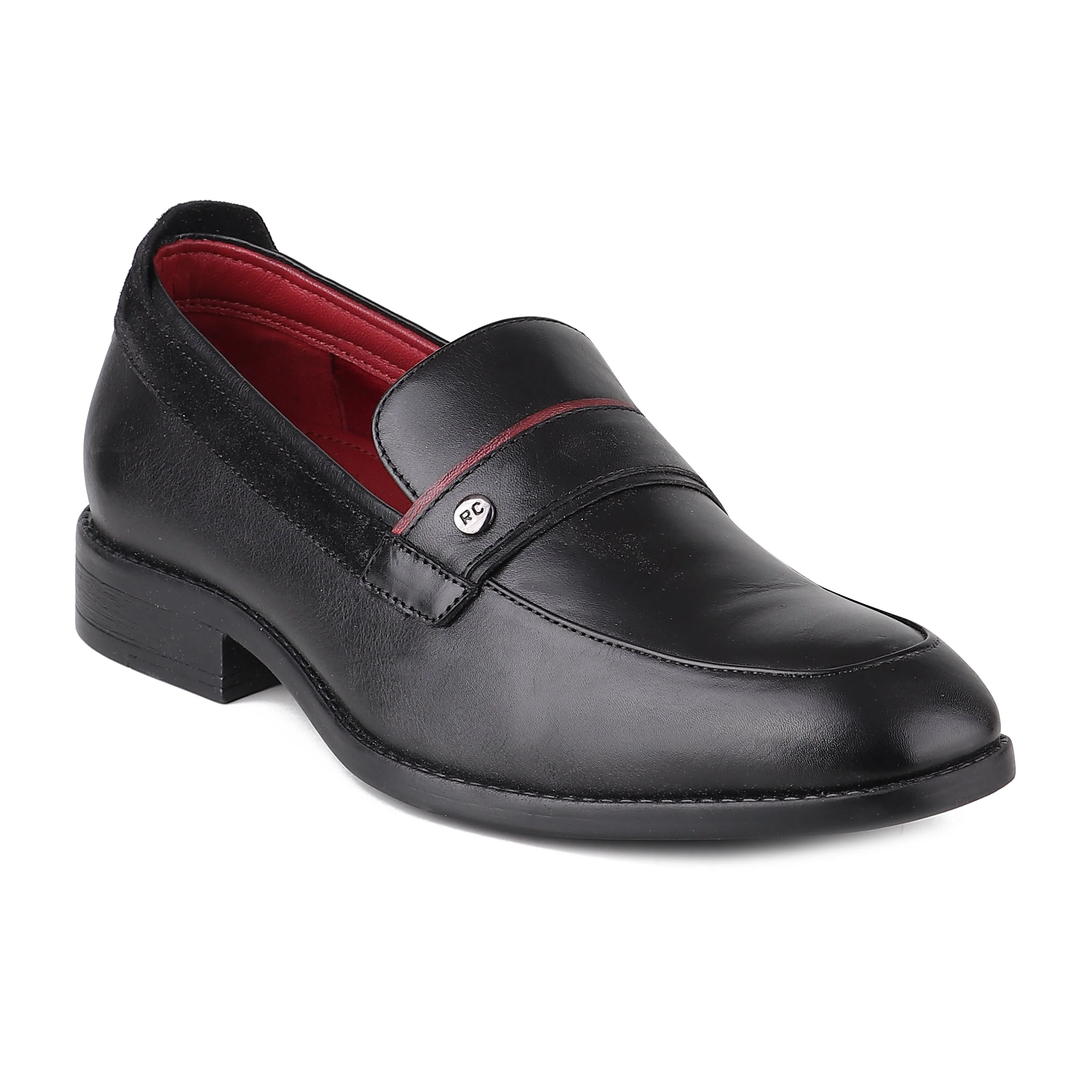 Red Chief Black Formal Loafer shoes for Men RC3961 001 - Image 2