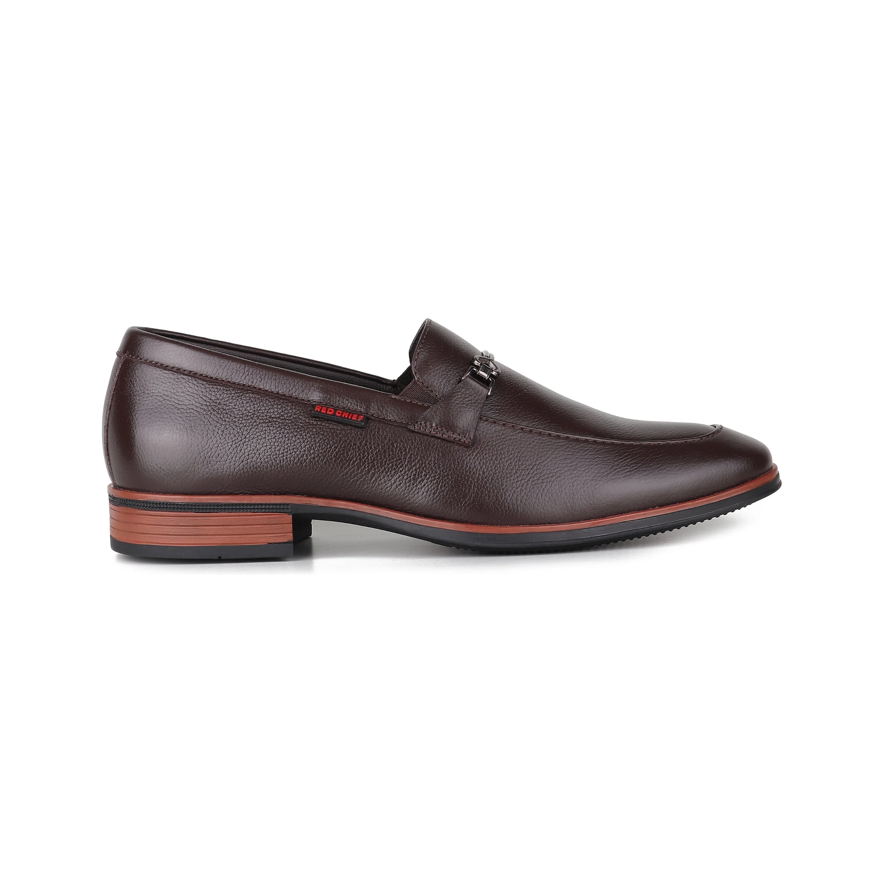Red Chief Dark Brown Formal Loafer Shoes for Men RC3962 G00159