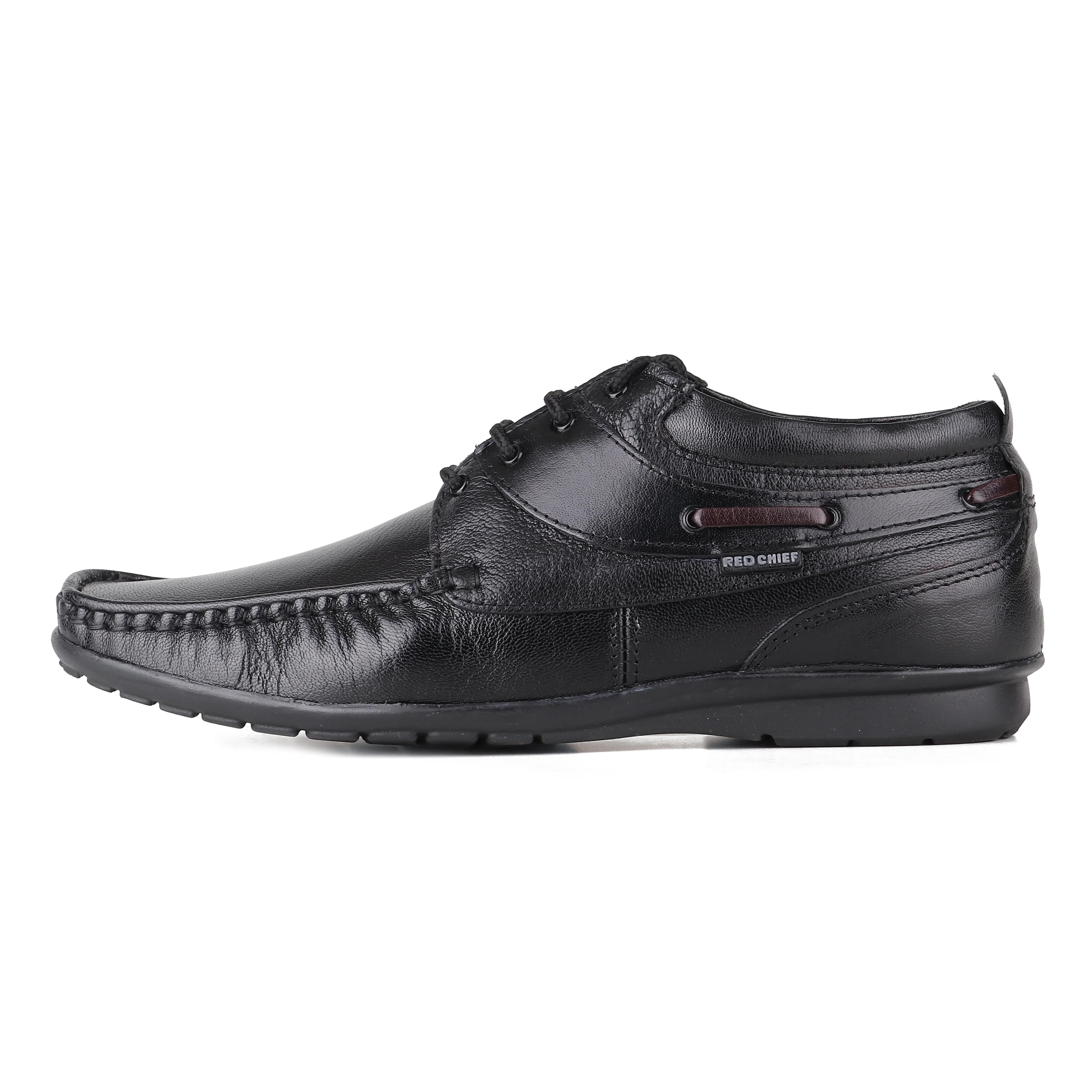 Red Chief Black Formal Shoes for Men RC1199 001 - Image 3