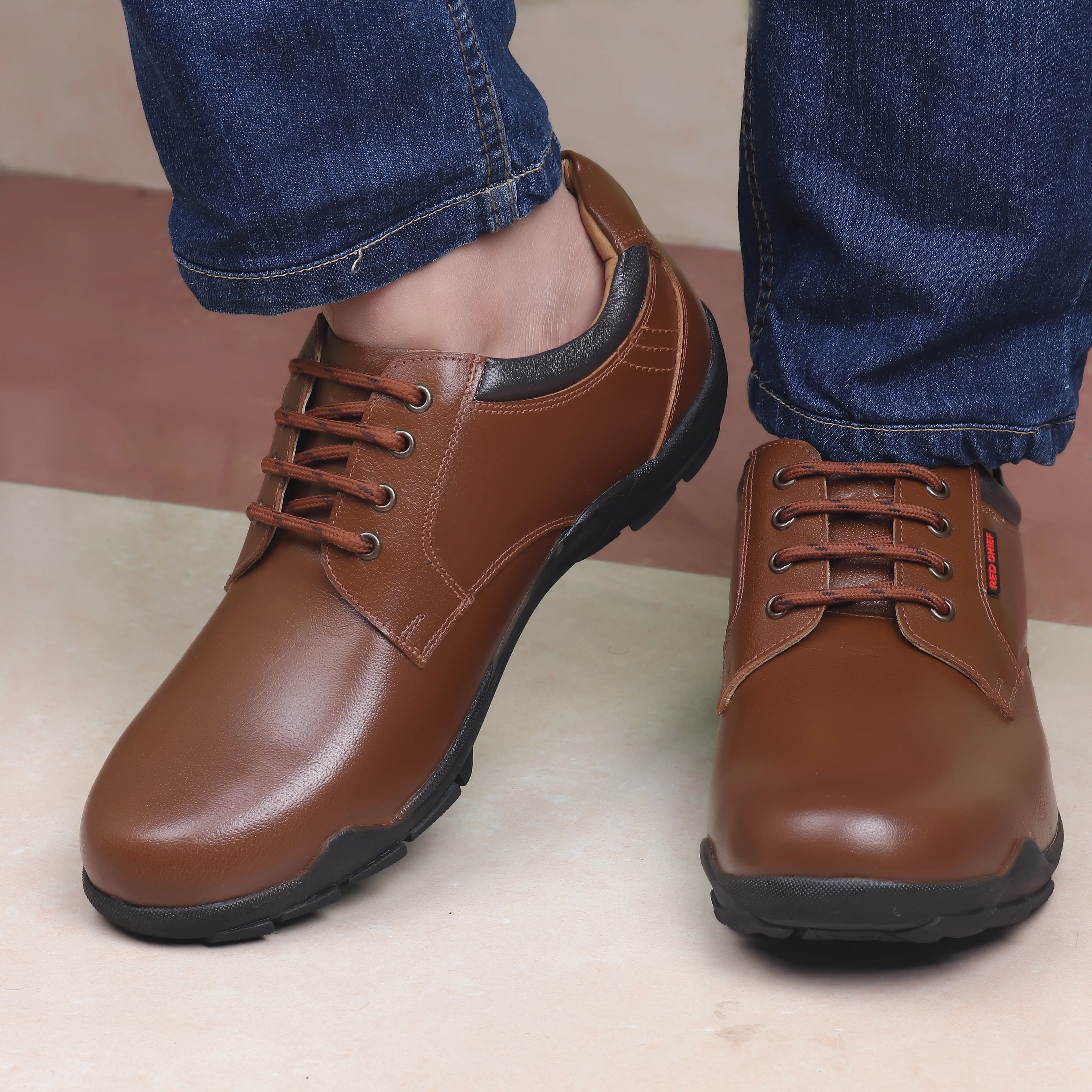 Red Chief Elephant Tan Casual Shoes for Men RC3431 107 - Image 9