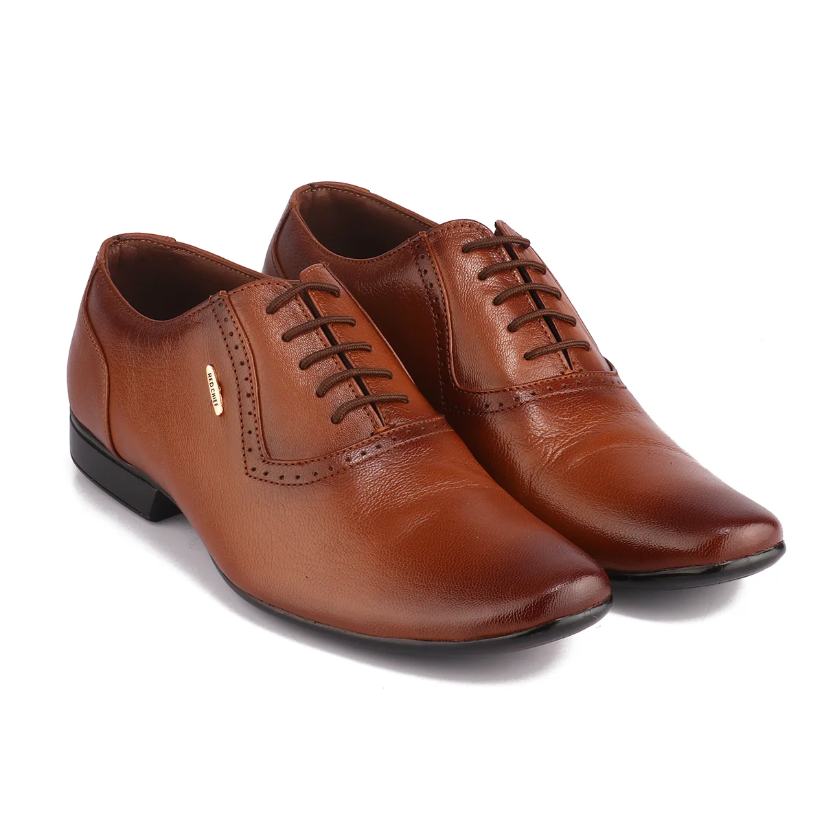 Red Chief Tan Formal Oxford Shoes for Men RC1990 006 - Image 5