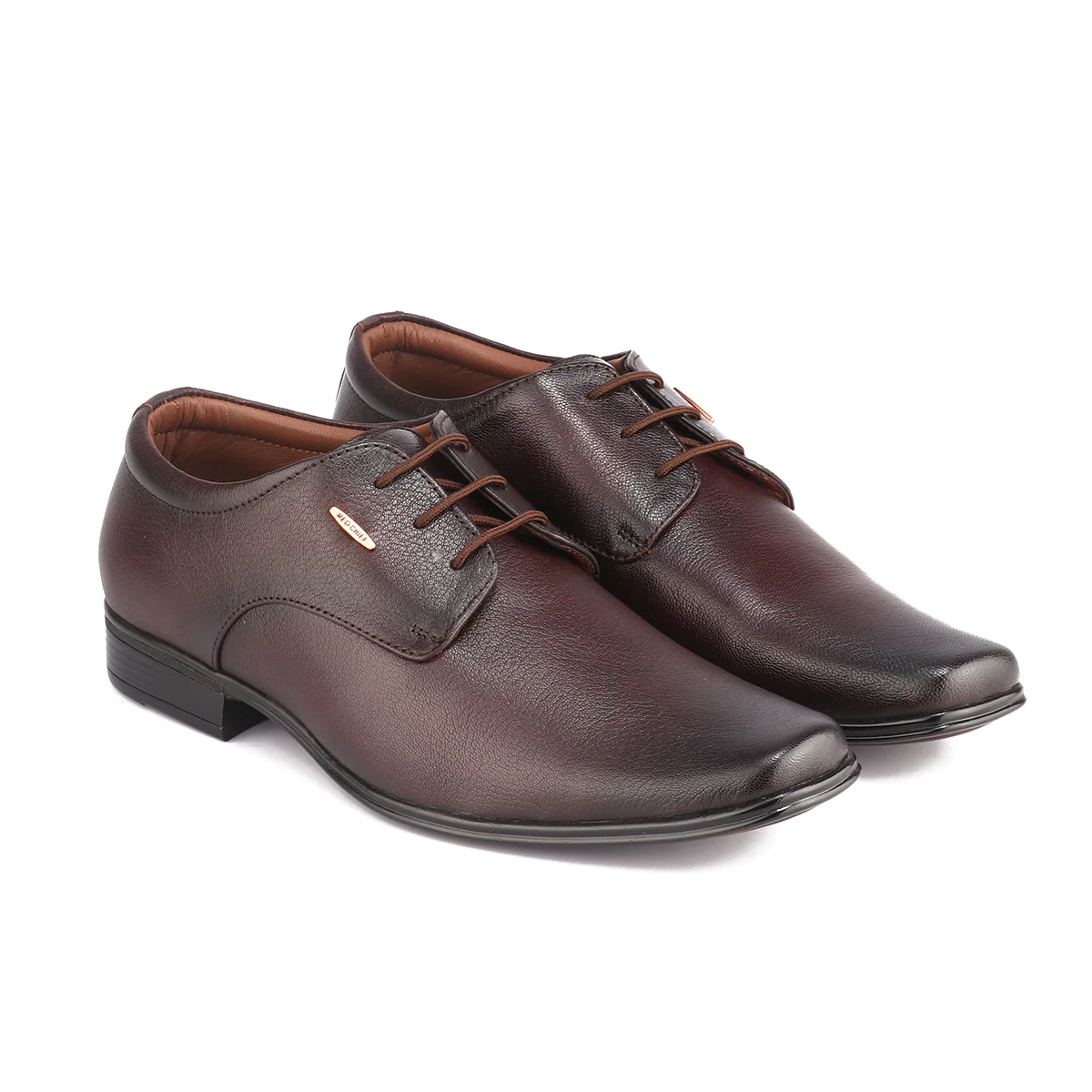 Red Chief Dark Brown Formal Derby Shoes for Men RC1998 095 - Image 4