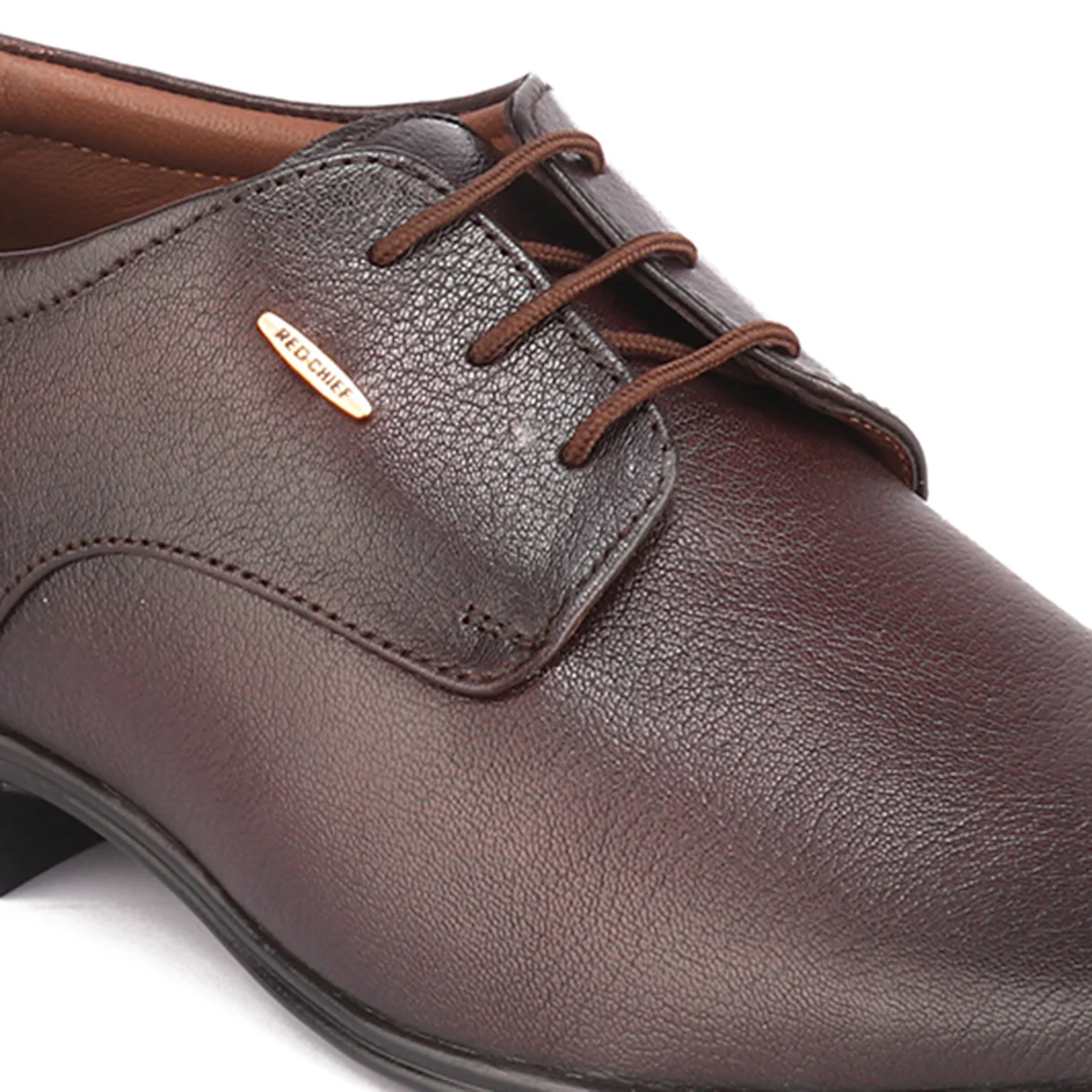 Red Chief Dark Brown Formal Derby Shoes for Men RC1998 095 - Image 6