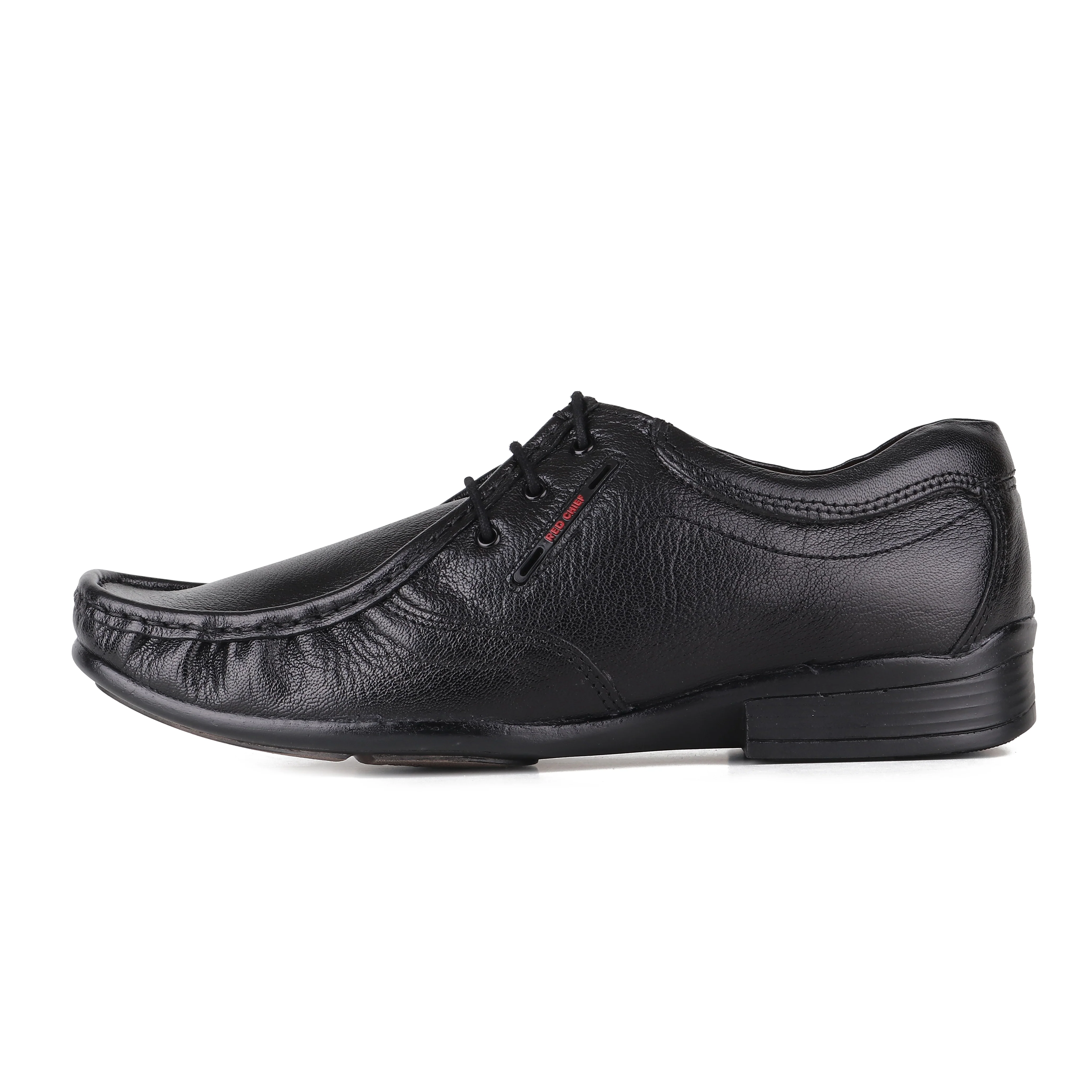 Red Chief Black Formal Shoes for Men RC10052 001 - Image 7
