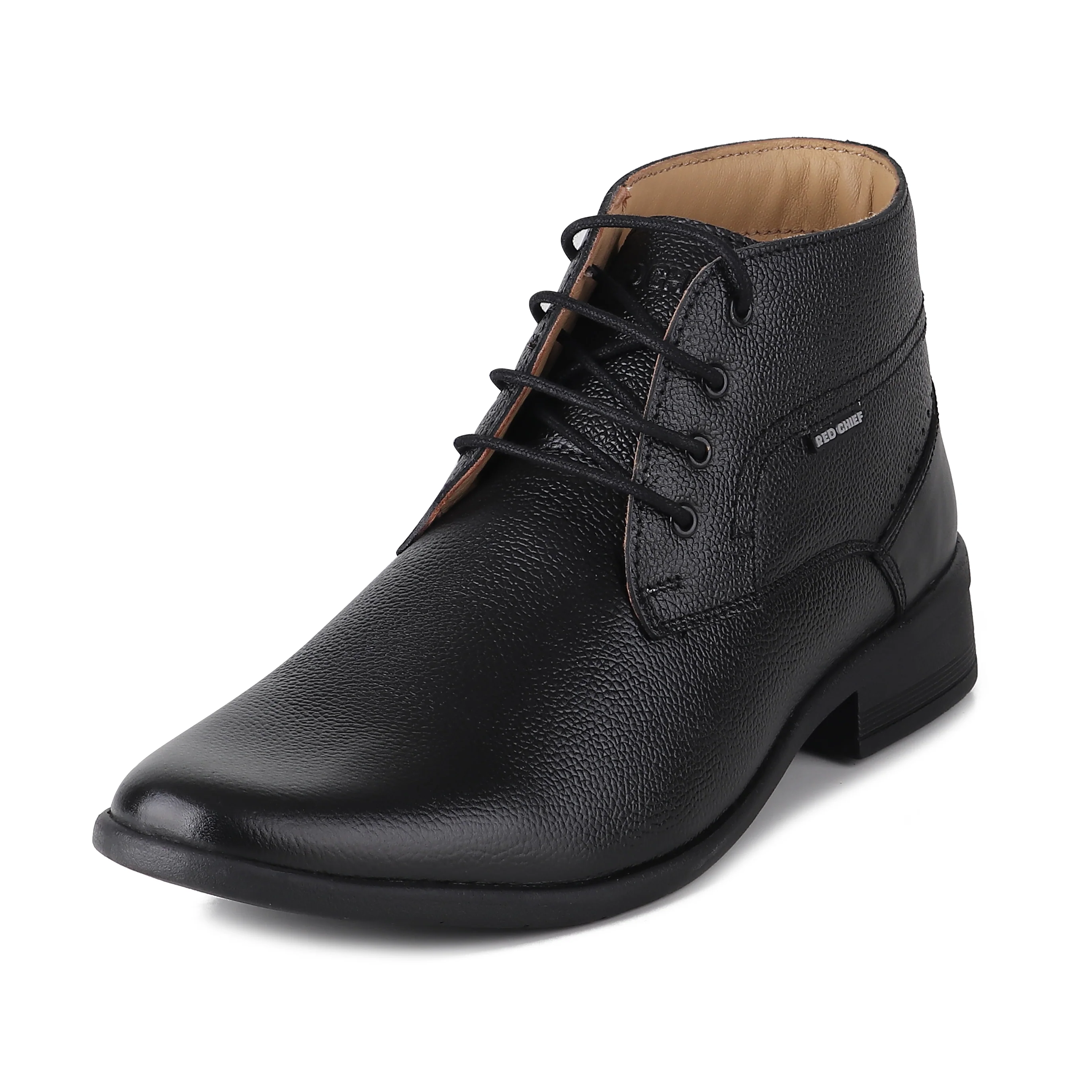 Red Chief Black Formal Boot Shoes for Men RC2381FS 001 - Image 8