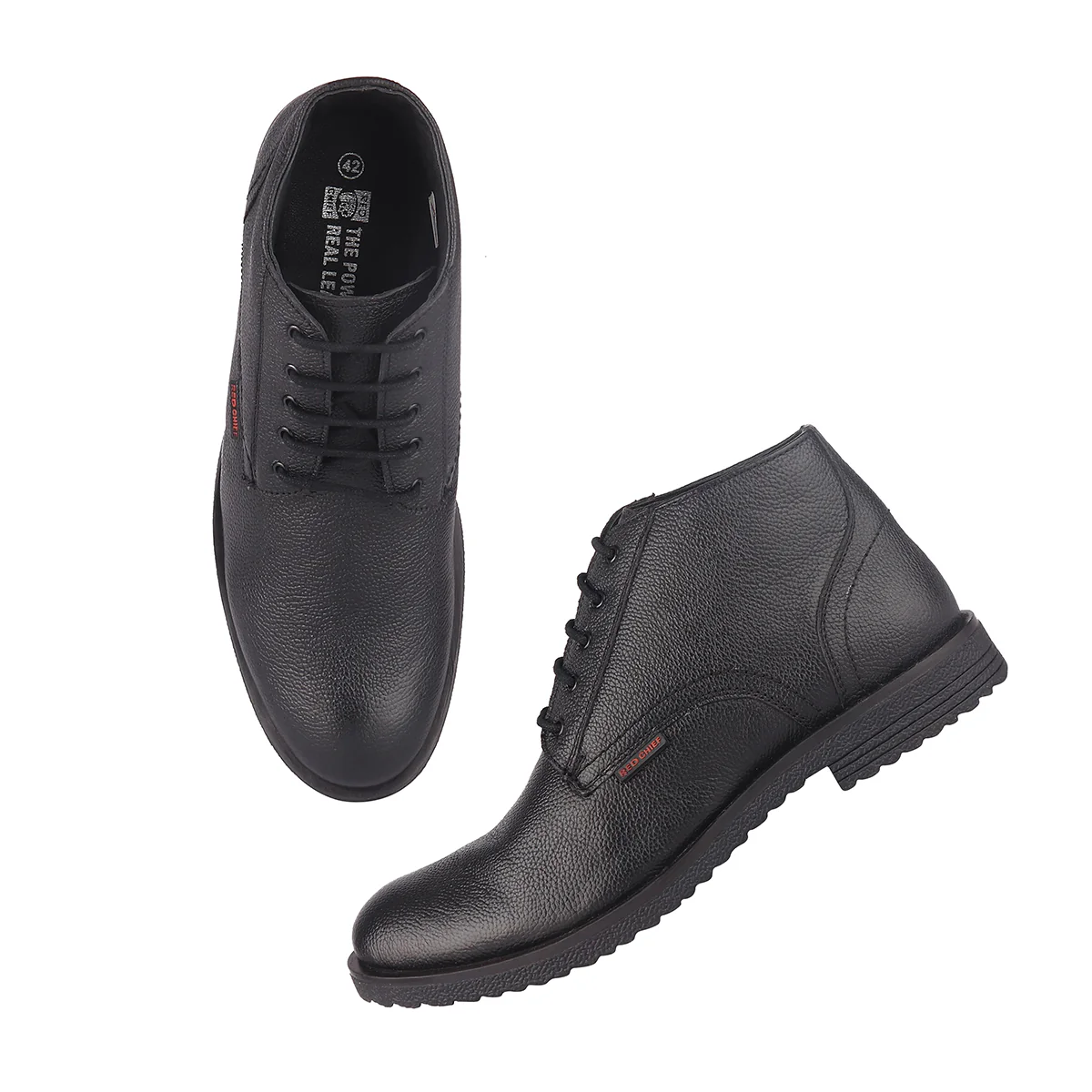 Red Chief Black Formal Shoes for Men RC3808 001 - Image 2